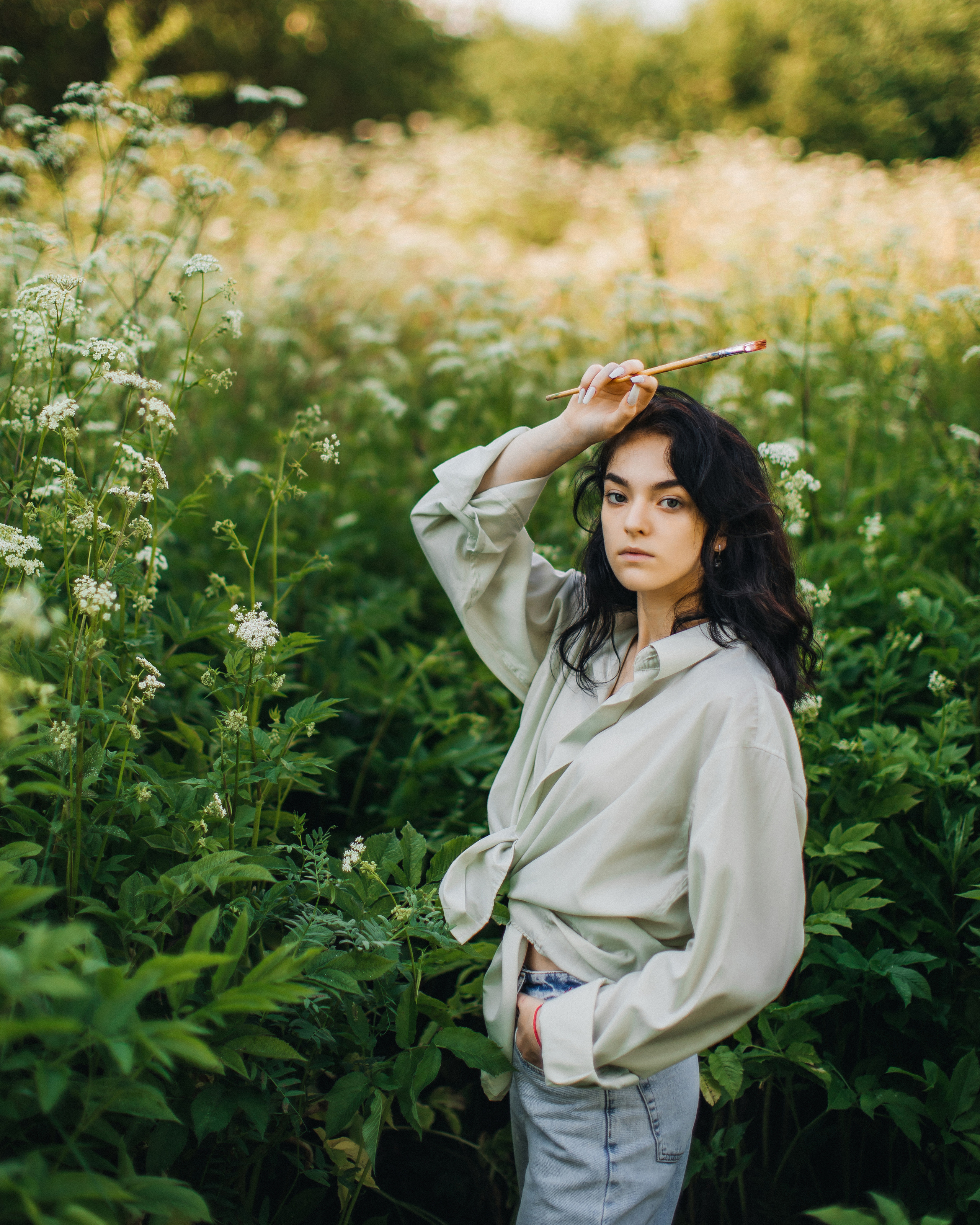 Юная художница Элина. Портретный фотограф в Минске Анна Волейко