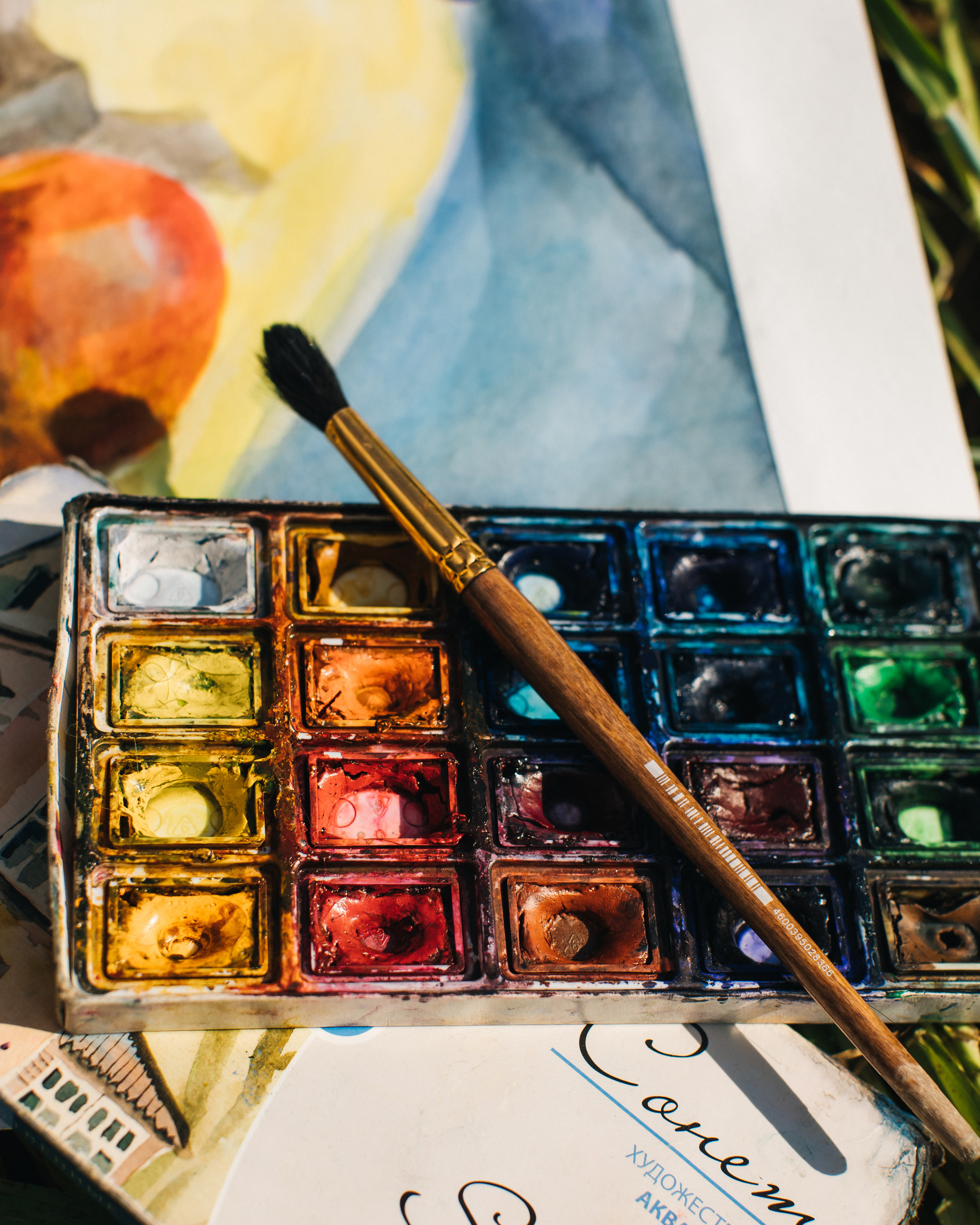 Юная художница Элина. Портретный фотограф в Минске Анна Волейко