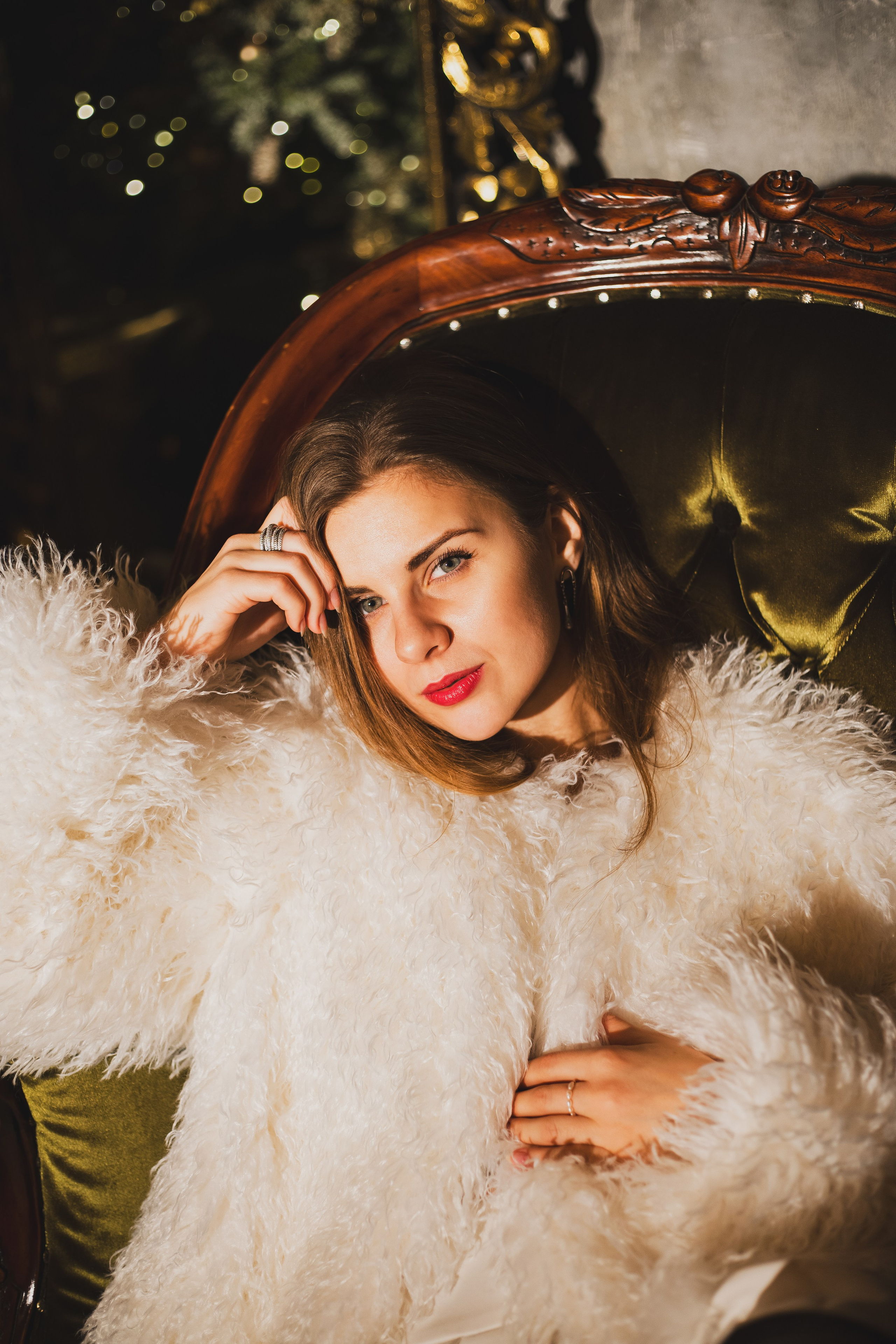 Новогодняя фотосессия в студии