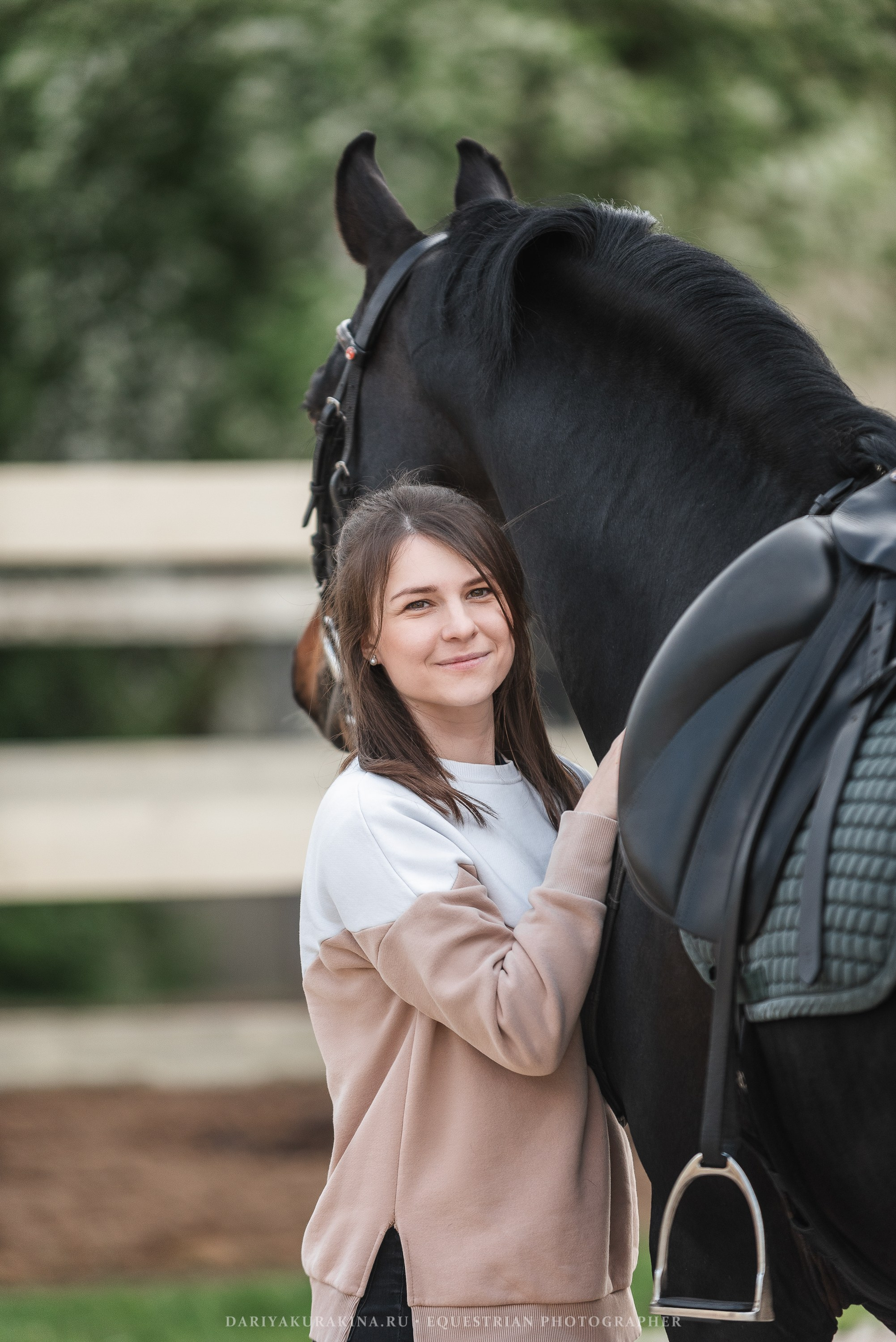Ира, Боря и Ника с Кливом, HORSIO. Конный фотограф Куракина Дарья • Фотосессии с лошадьми