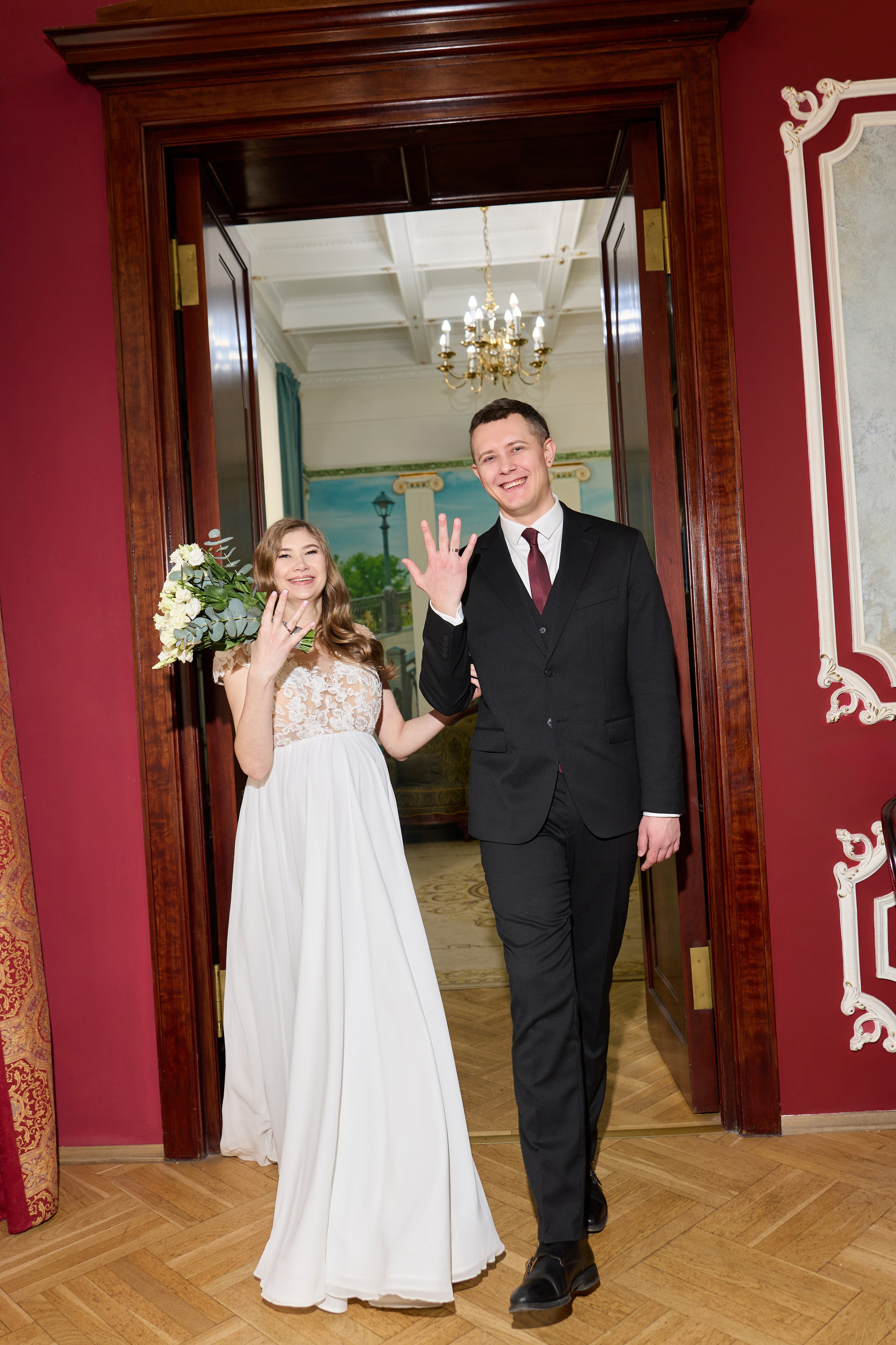 Маргарита и Дмитрий. Роспись в Грибоедовском ЗАГСе № 1. Любовь Юсупова. Фотограф