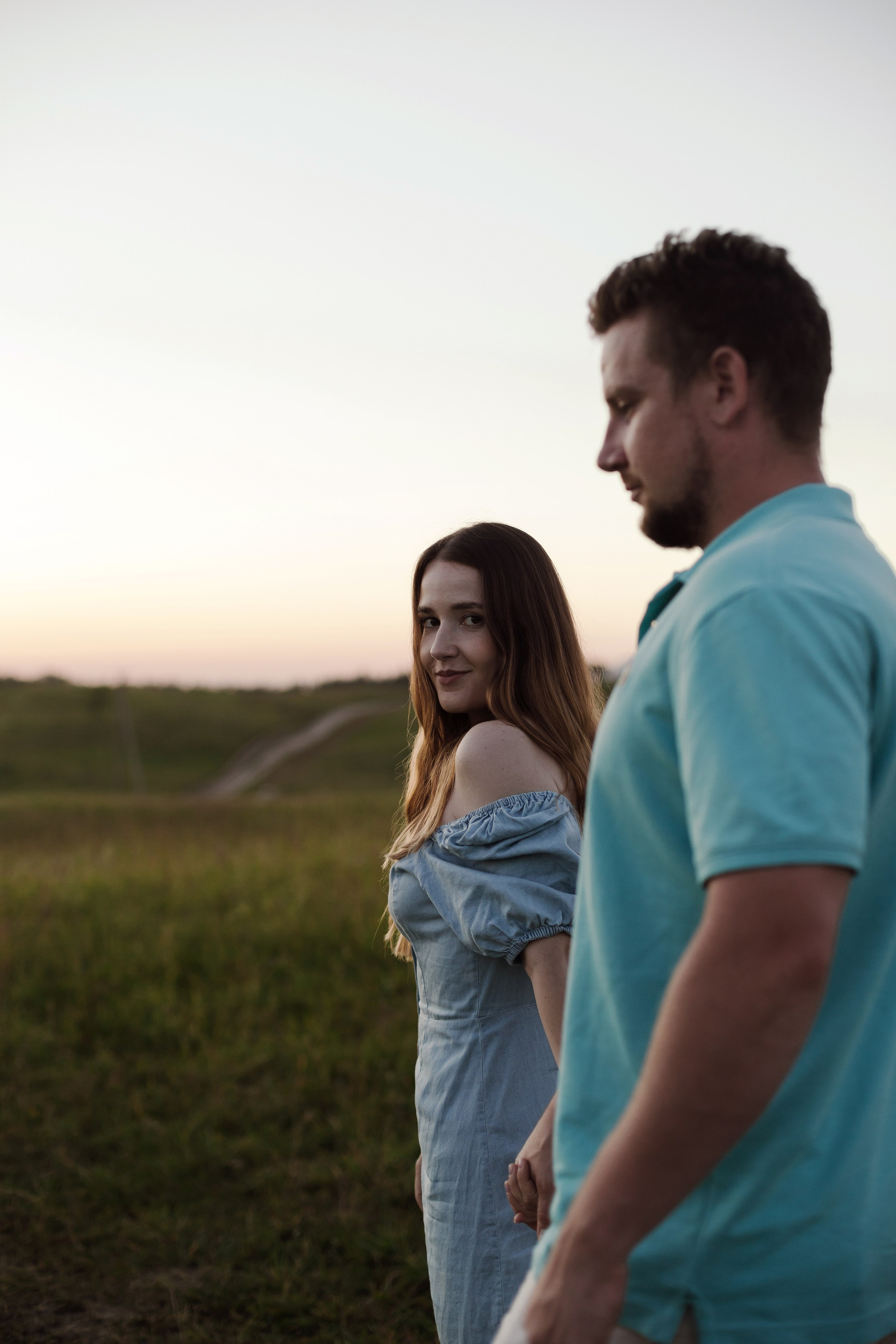 Колтушские высоты — Марина и Сергей. Портретный фотограф в Санкт-Петербурге Элина Ситникова