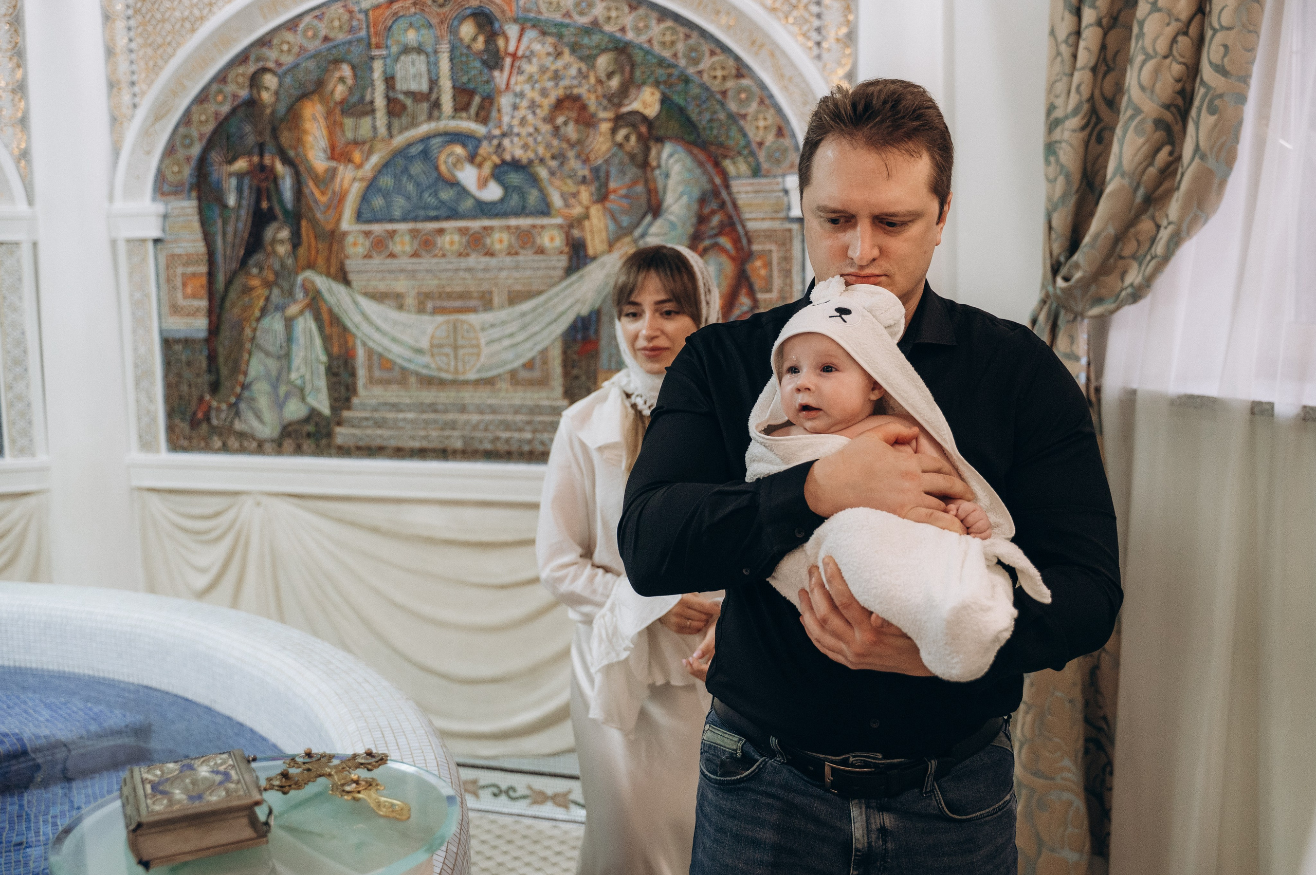 Крещение Тимура (Храм Святой Троицы). Семейный фотограф в Минске Дарья Дреко