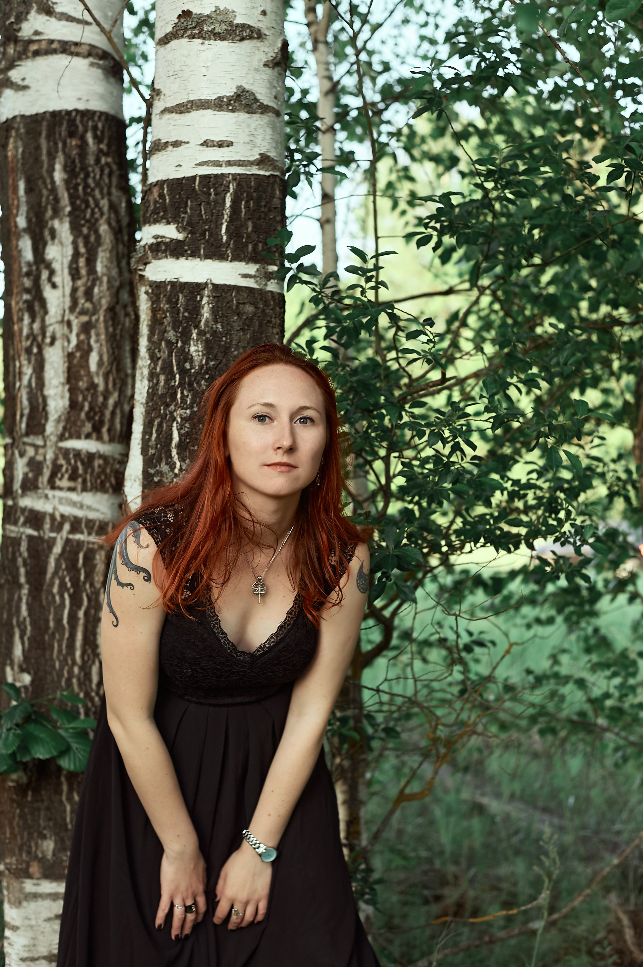 Аня. Болото и цветы. Женский фотограф в Череповце Даша Акулич