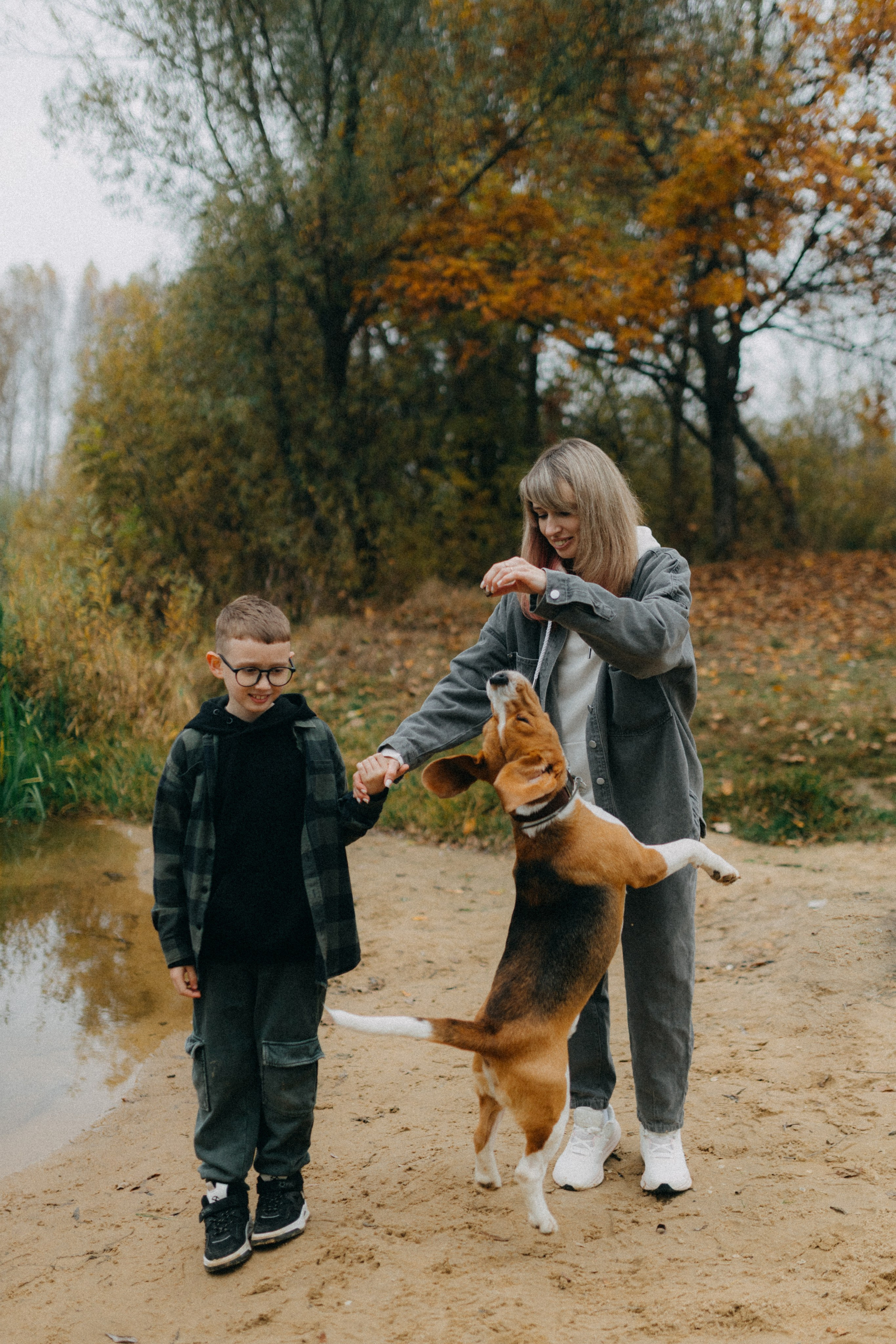 Ксюша & Федя. Прогулка с Лайдом. Фотограф НОГИНСК, Москва, Анастасия Белая