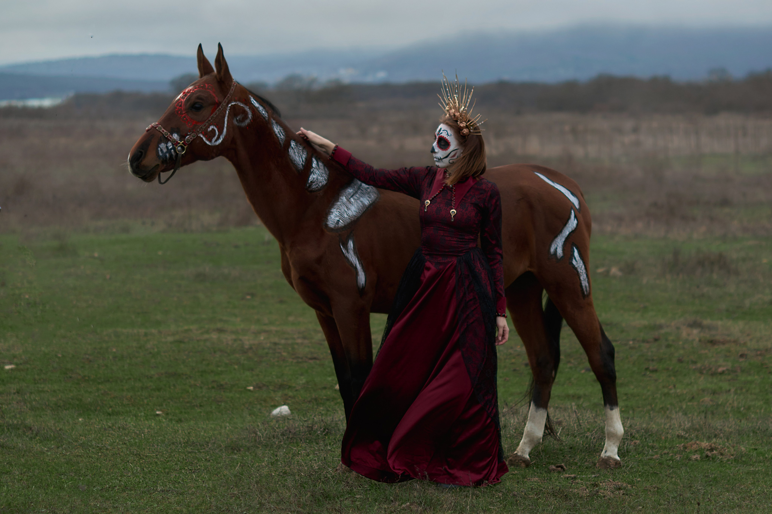 Фотосессия в стиле праздника El Día de Muertos. Фотограф в Севастополе