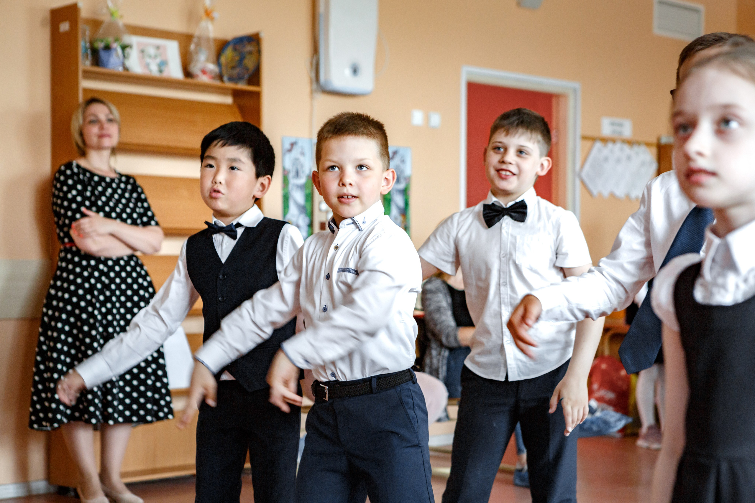 Репортаж в школе на 1 сентября. GagarinProArt