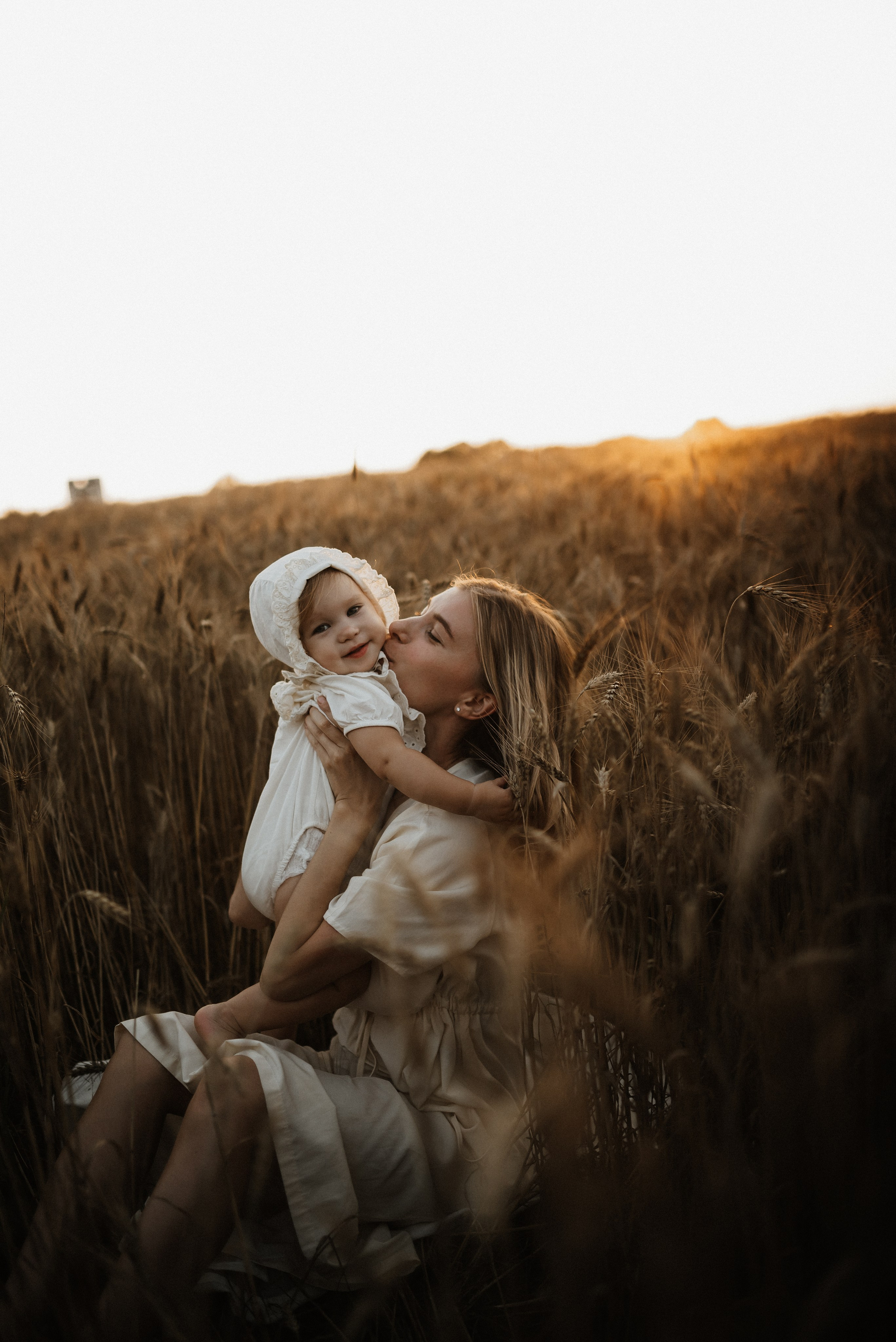 Красивая закатная история мамы и дочки. Фотограф Алексин, Тула