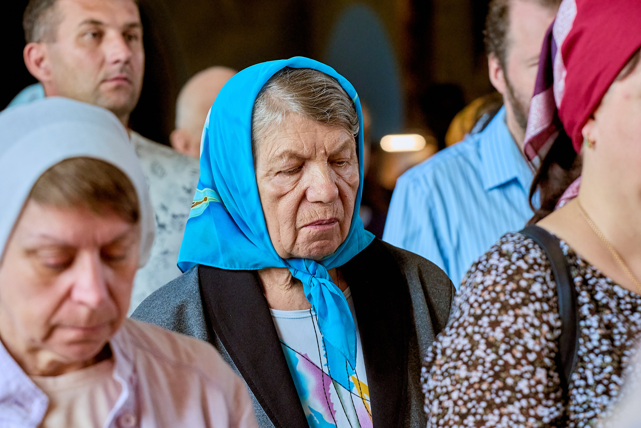 Лица Храма фотография женского портрета в храме г. Дзержинск фото Николая Голованова