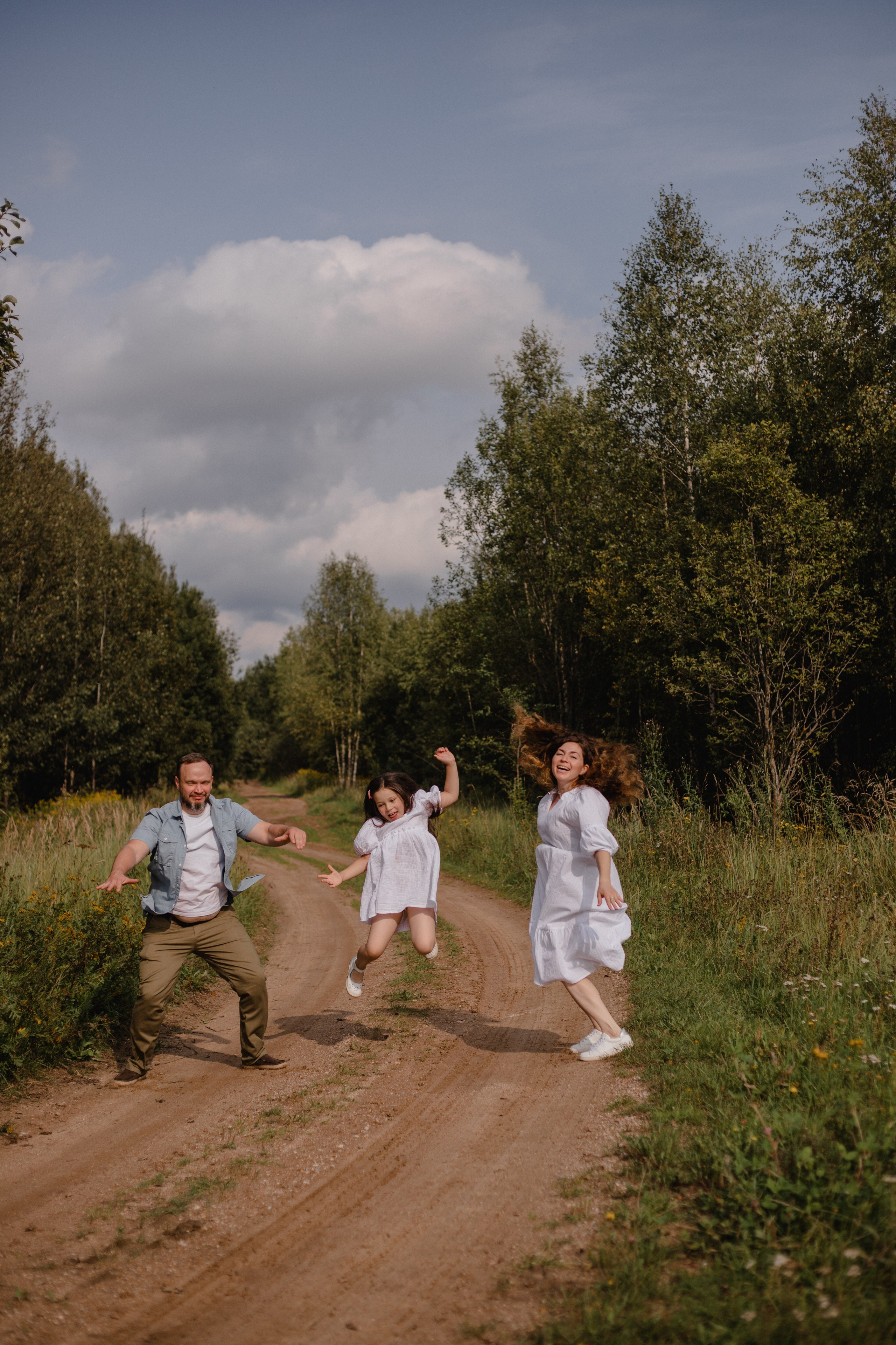 Семейная съёмка в поле