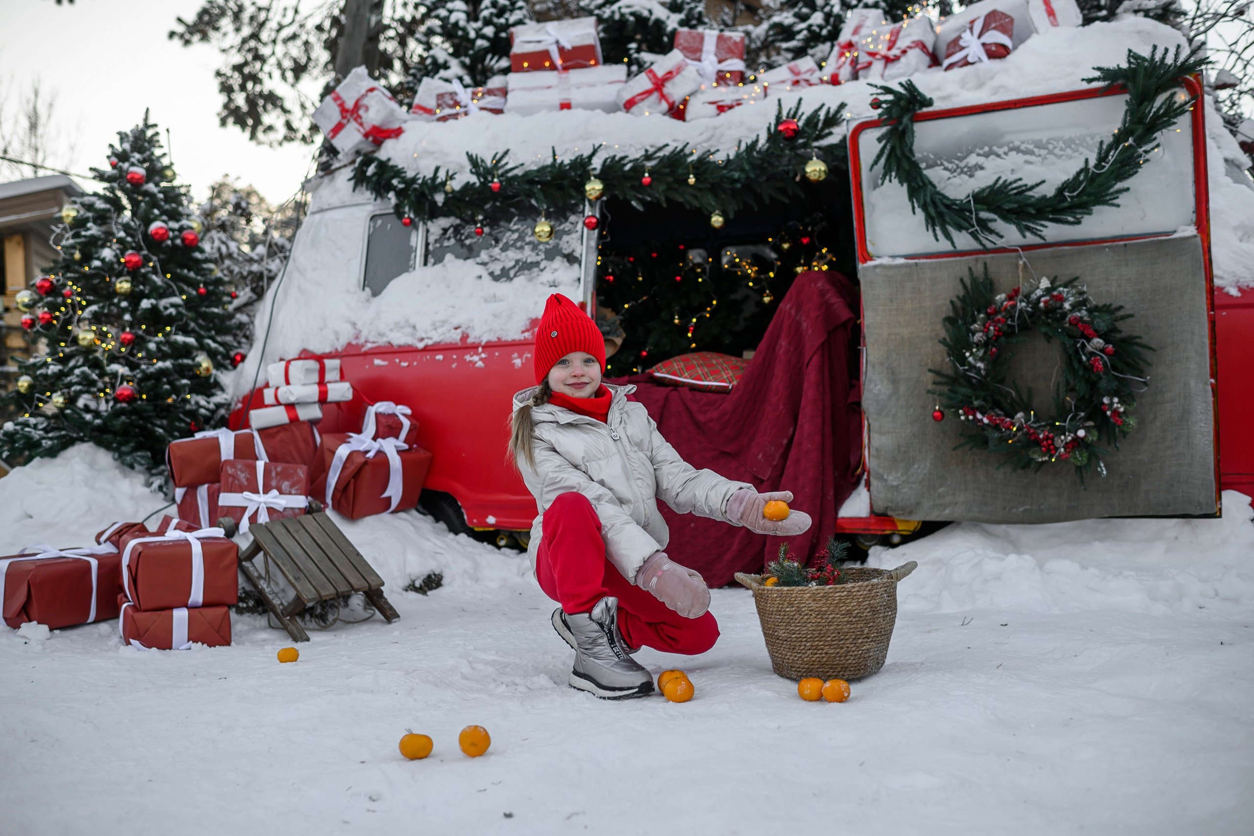 НОВОГОДНИЙ ФУРГОН. Семейный фотограф Екатеринбург Лора Мур