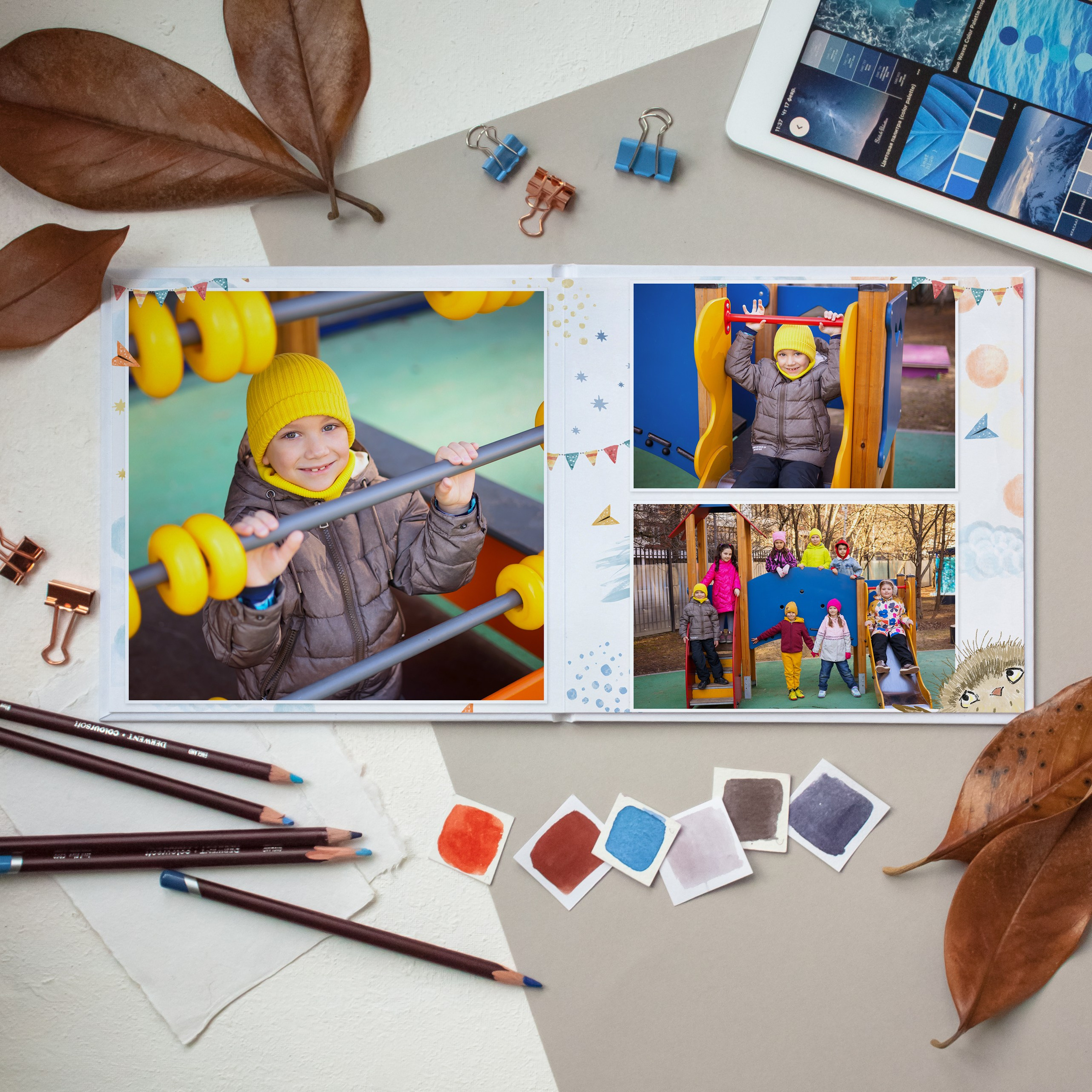 Примеры альбомов в Детский сад. Фотограф г. Москва Олеся Пантелеева