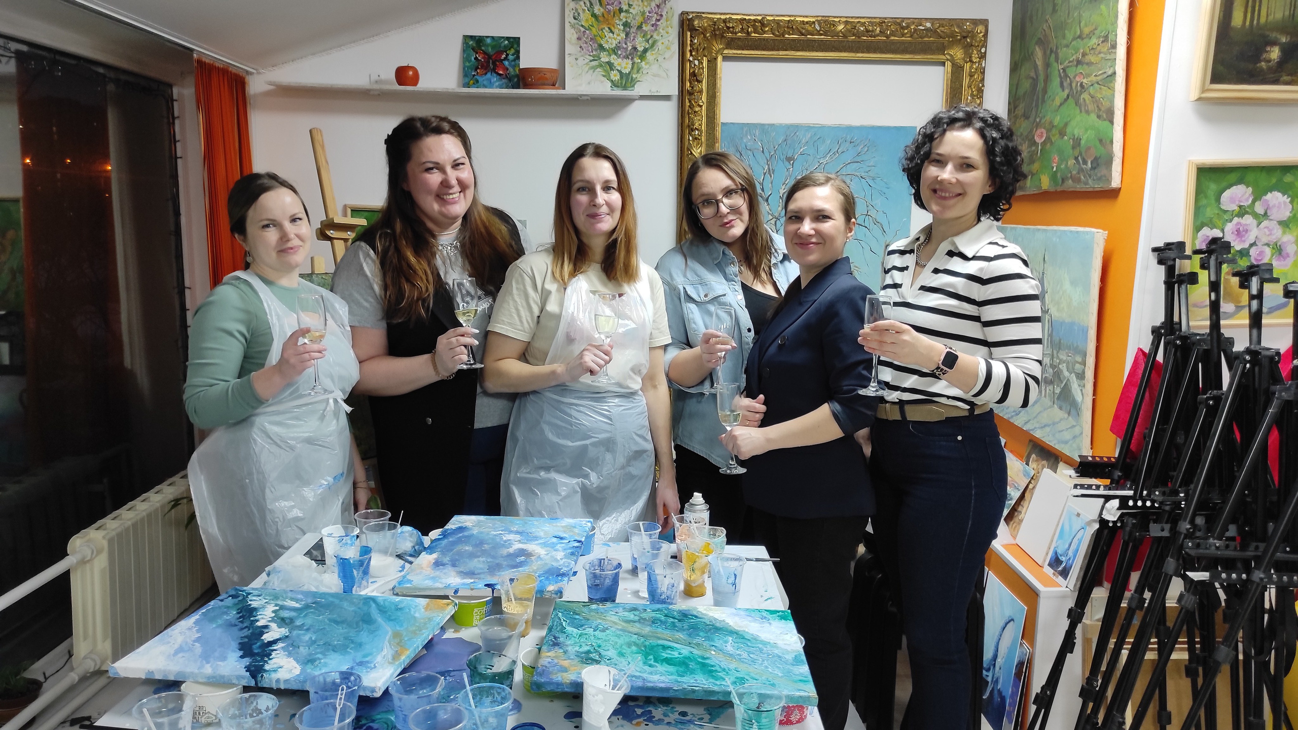 Арт-вечеринки. Арт-вечеринки и мастер-классы в Москве для взрослых и детей