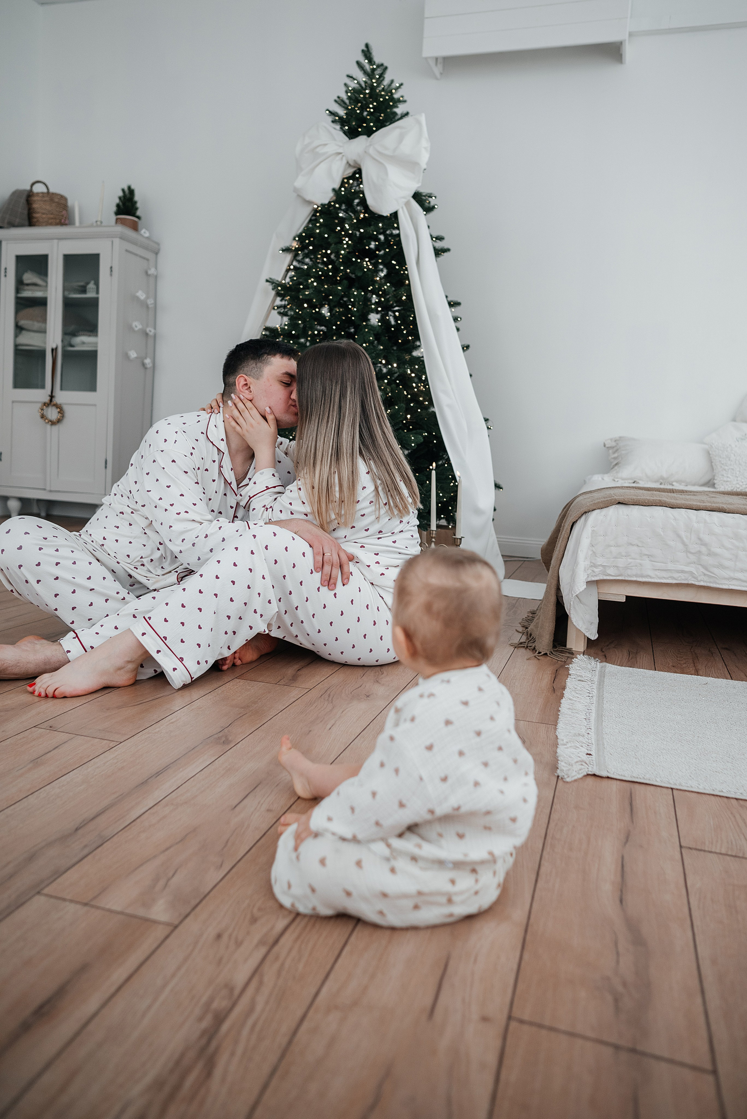 Семейная съемка к Новому году. Фотограф Анастасия Фомина