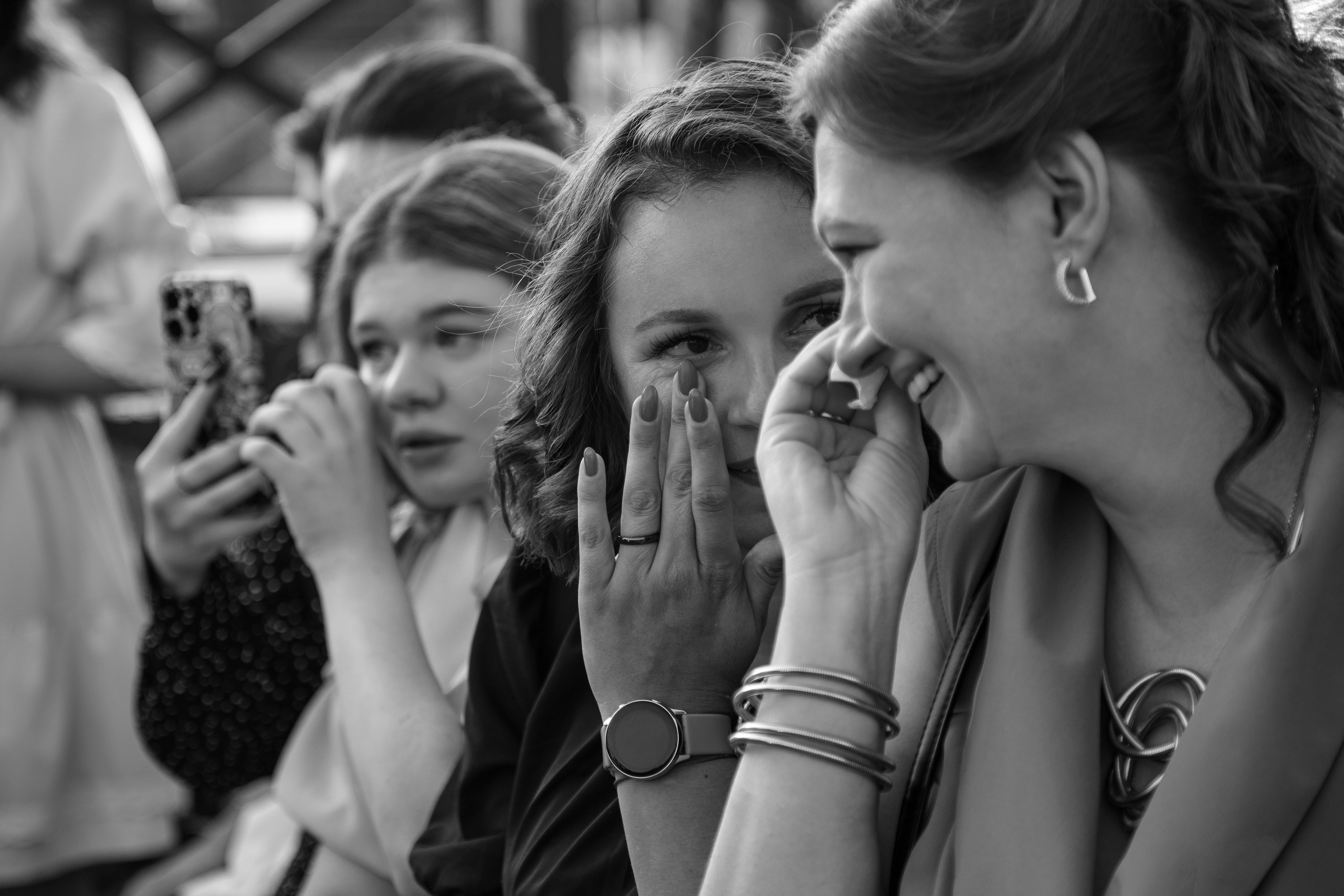 Гости на свадьбе, регистрация брака в Москве