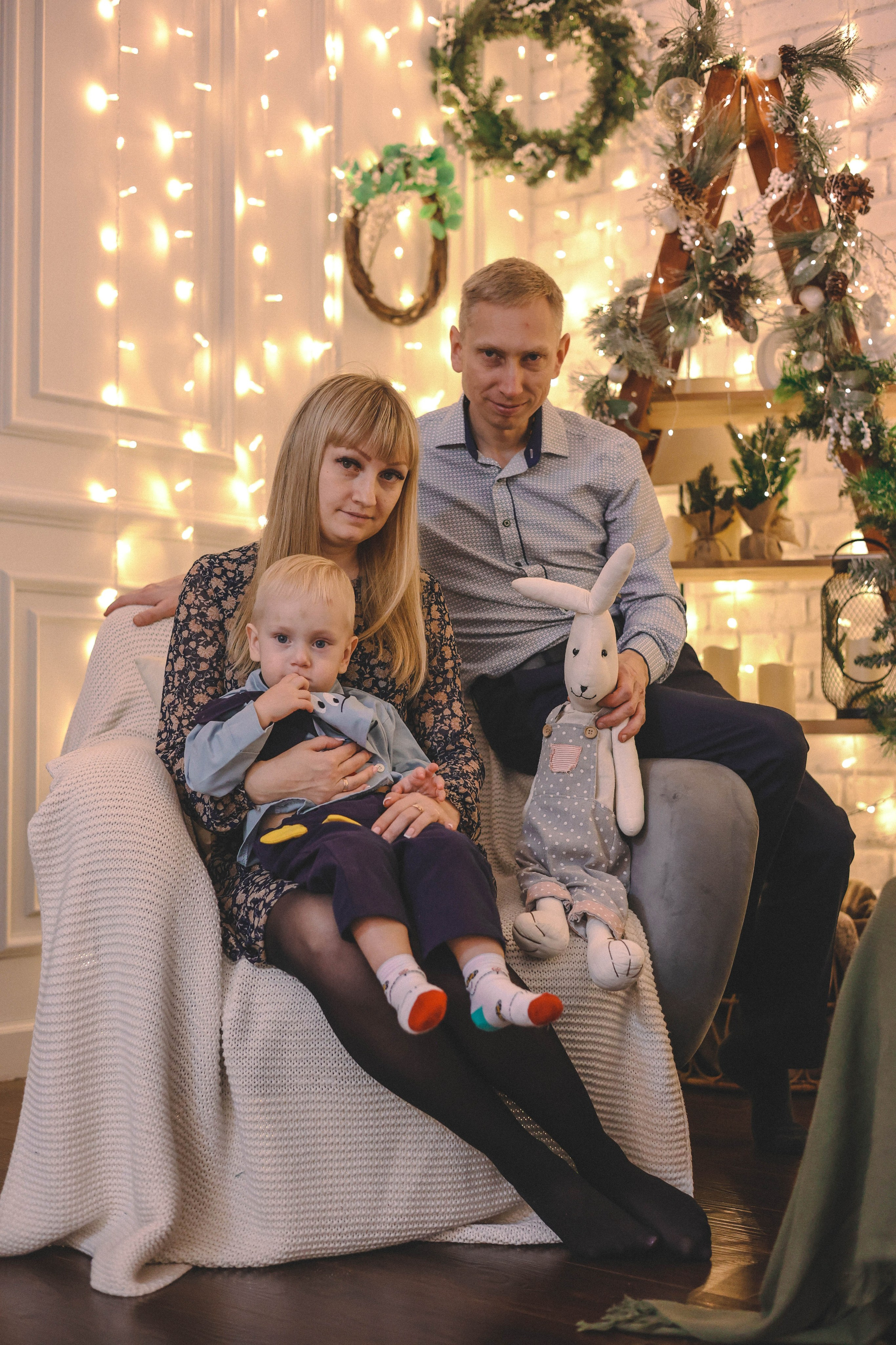 Новогодняя история «Мария и ее семья». Фотограф в Москве Анастасия Калинина