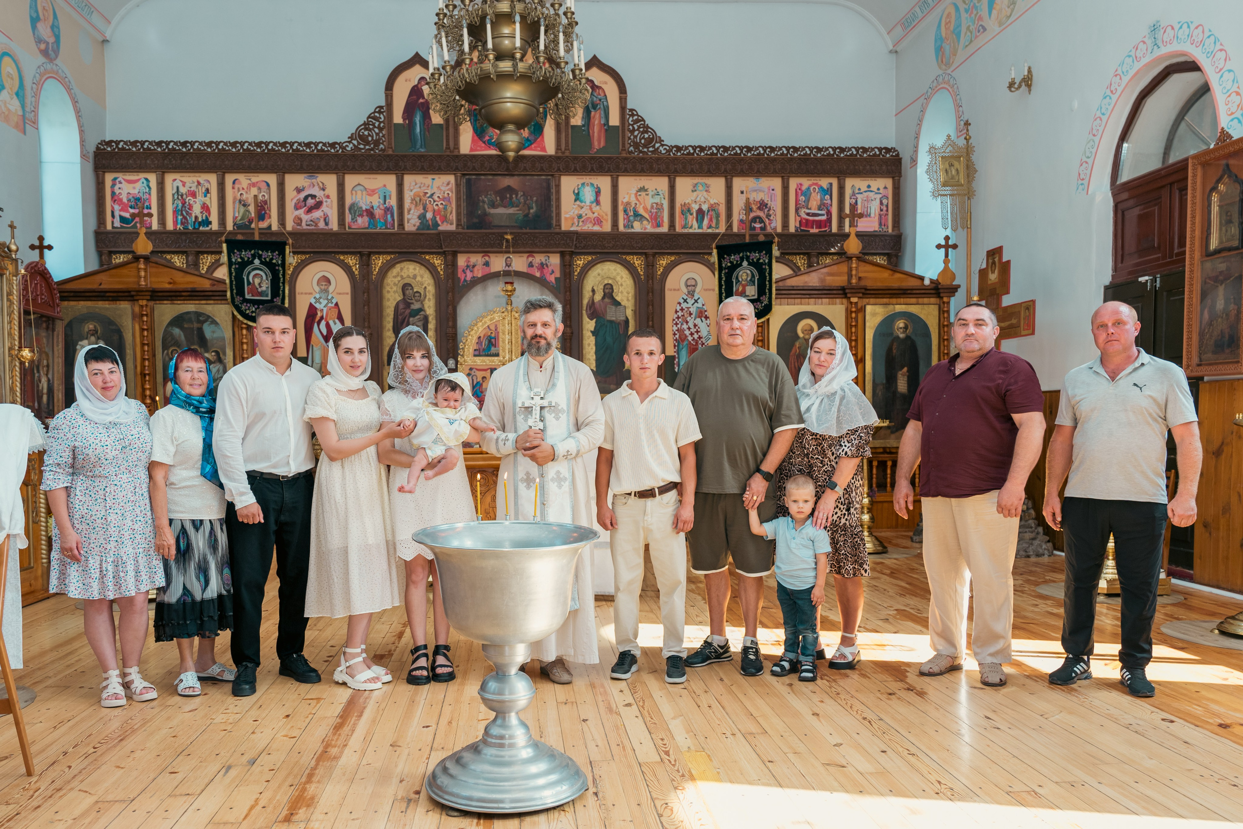 Крещение малыша Владимира: начало духовного пути. Фотограф |Ленинск, Волжский, Волгоград| Наталья Савилова