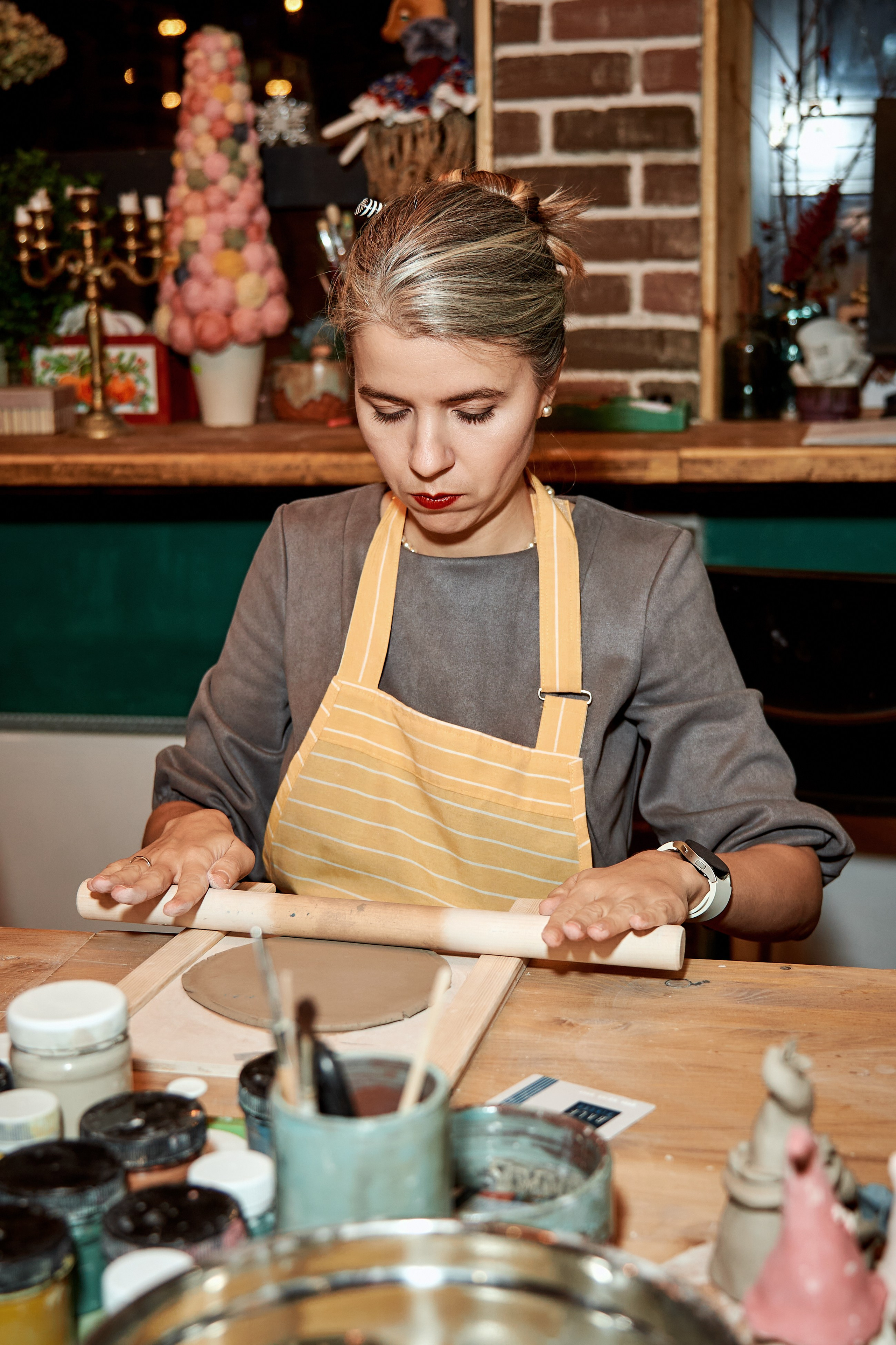 Мероприятие в гончарной мастерской. Фотограф в Москве Алина Алексеева