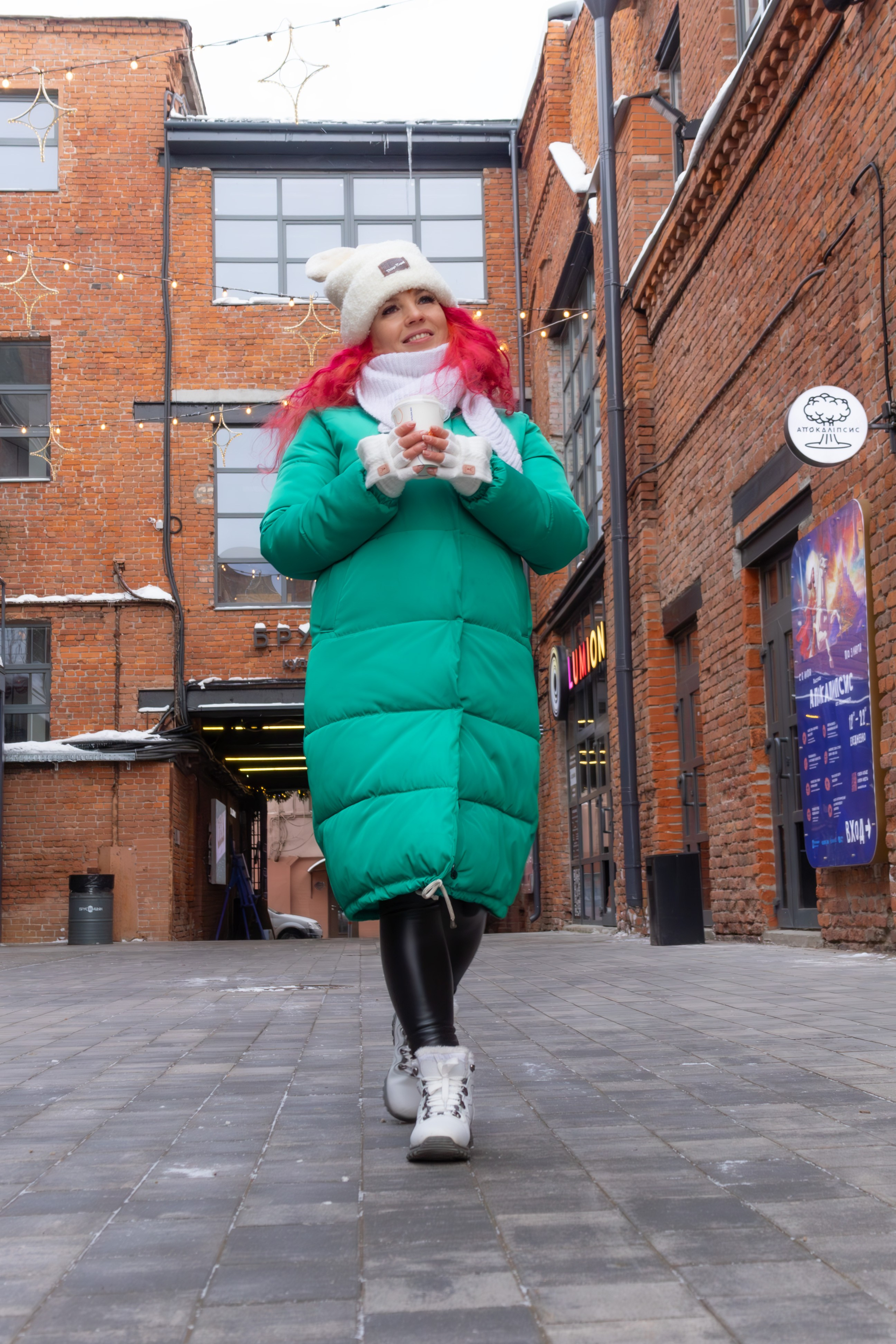 Алена. Зимняя фотопрогулка. Портретный фотограф Панферова Регина г. Санкт-Петербург, г. Казань