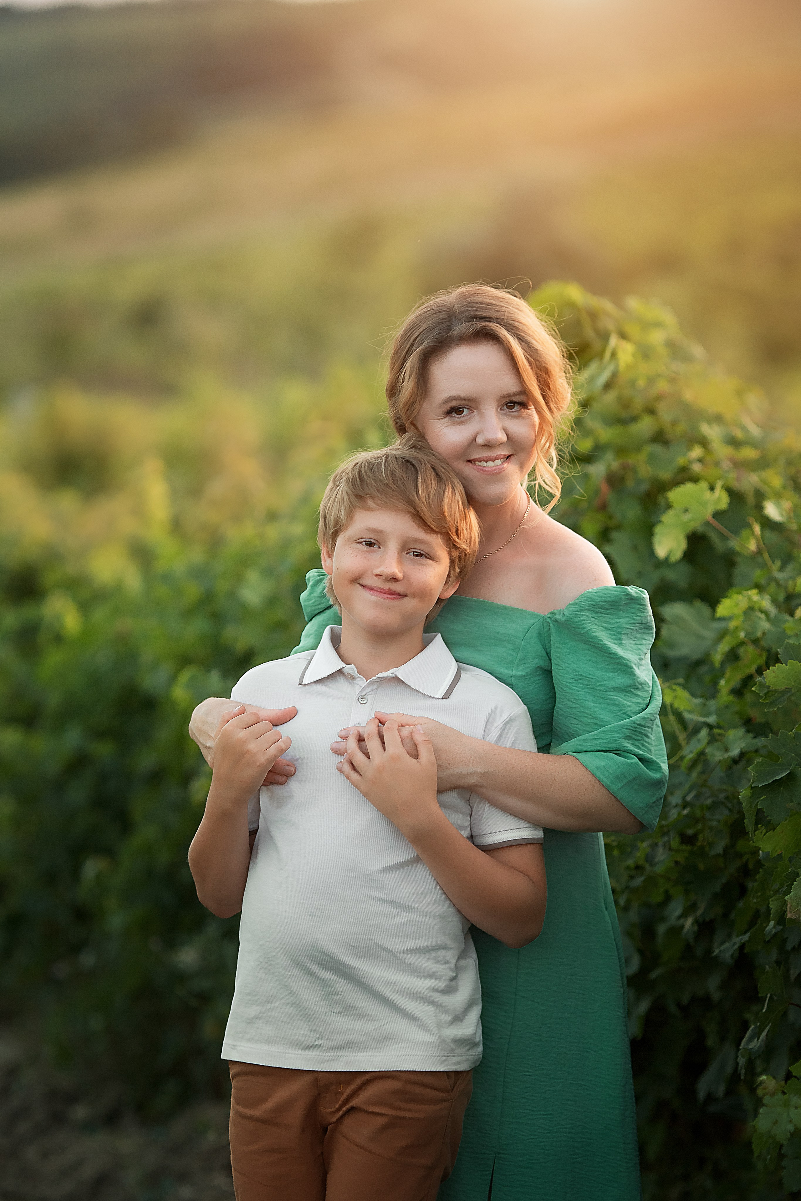 Семейная фотосессия в виноградниках. Анапа. Семейный и детский фотограф в Краснодарском крае Натали Фищенко