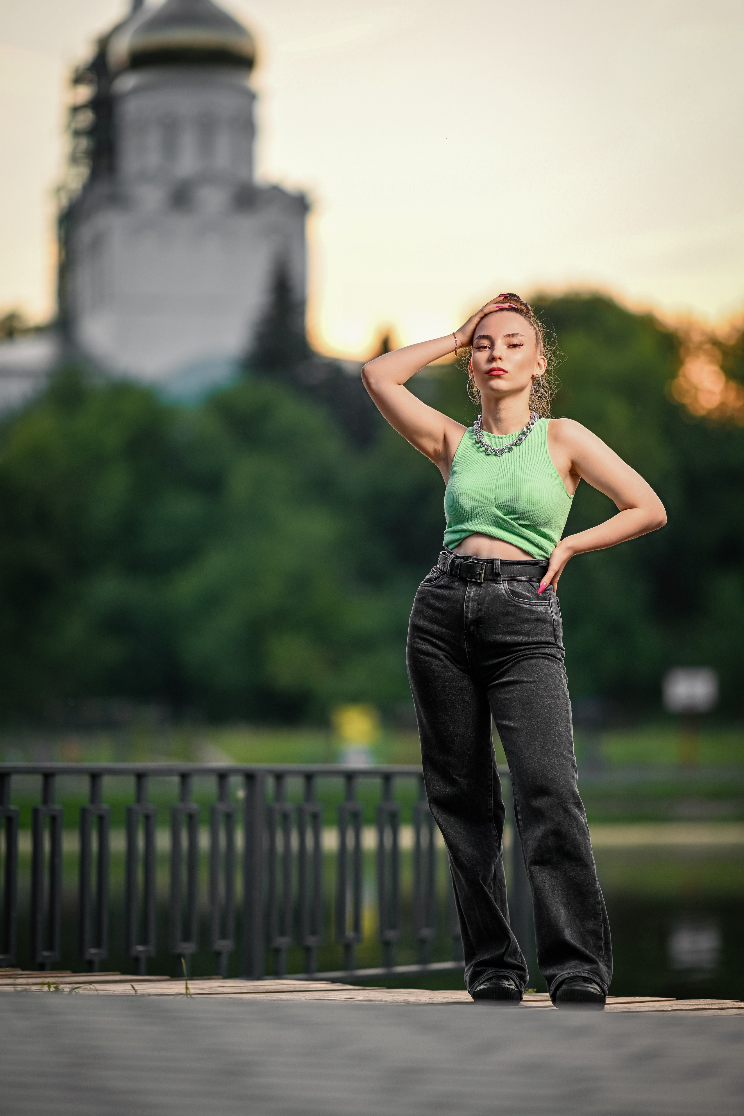 Арина — Алиса — летняя прогулка. Фотограф Москва