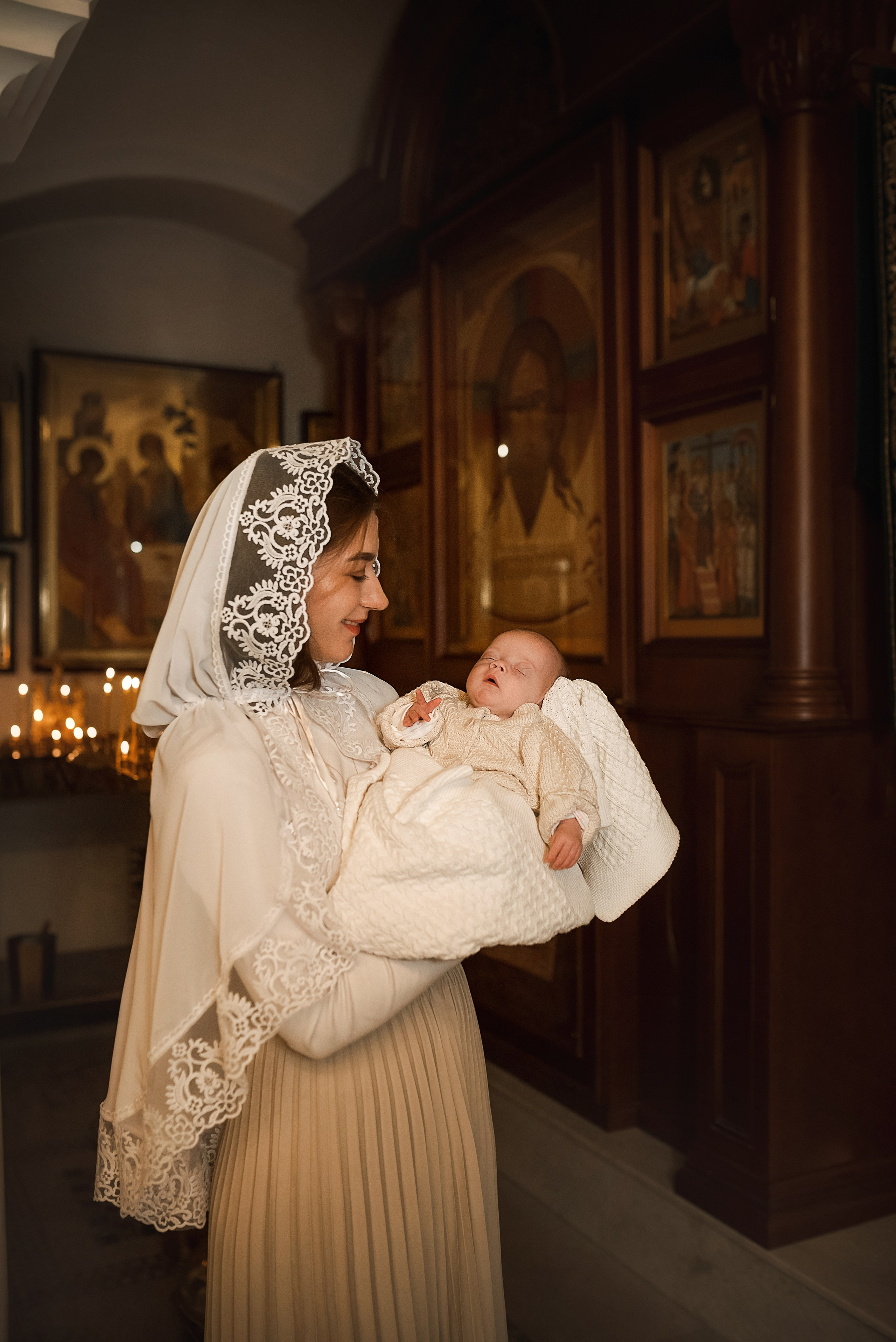 Крещение Майи Храм 40 Севастийских мученков. Семейный фотограф в Ростове-на-Дону Татьяна Литвинова