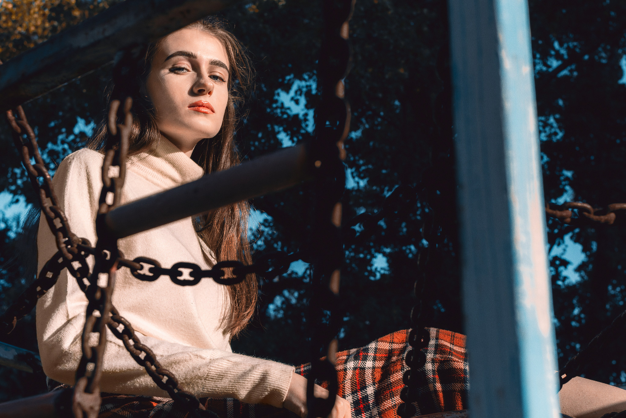 Осень. Фотограф в Новокузнецке