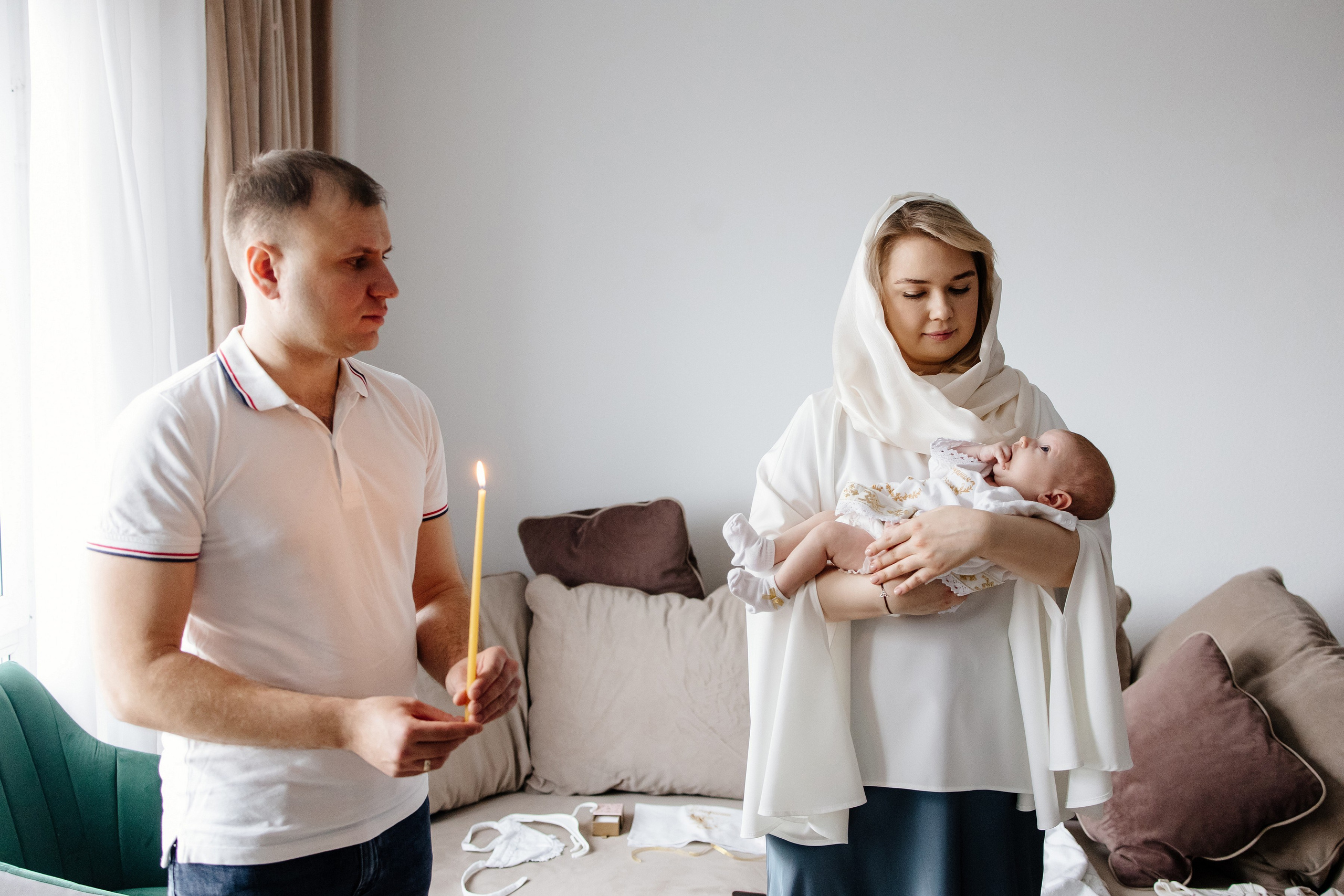 Крещение Стефании. Свадебный и семейный фотограф Екатерина Иванова