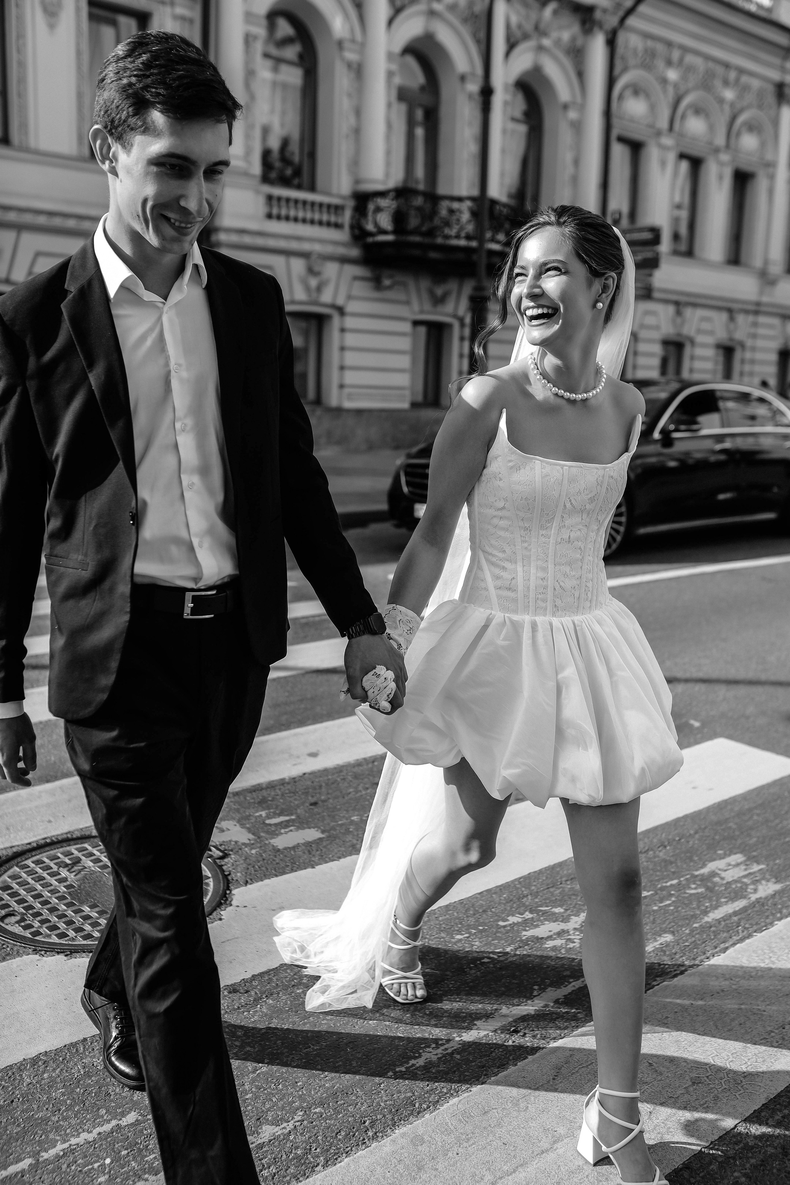 Уличная свадебная фотосессия. Свадебный и семейный фотограф в Москве