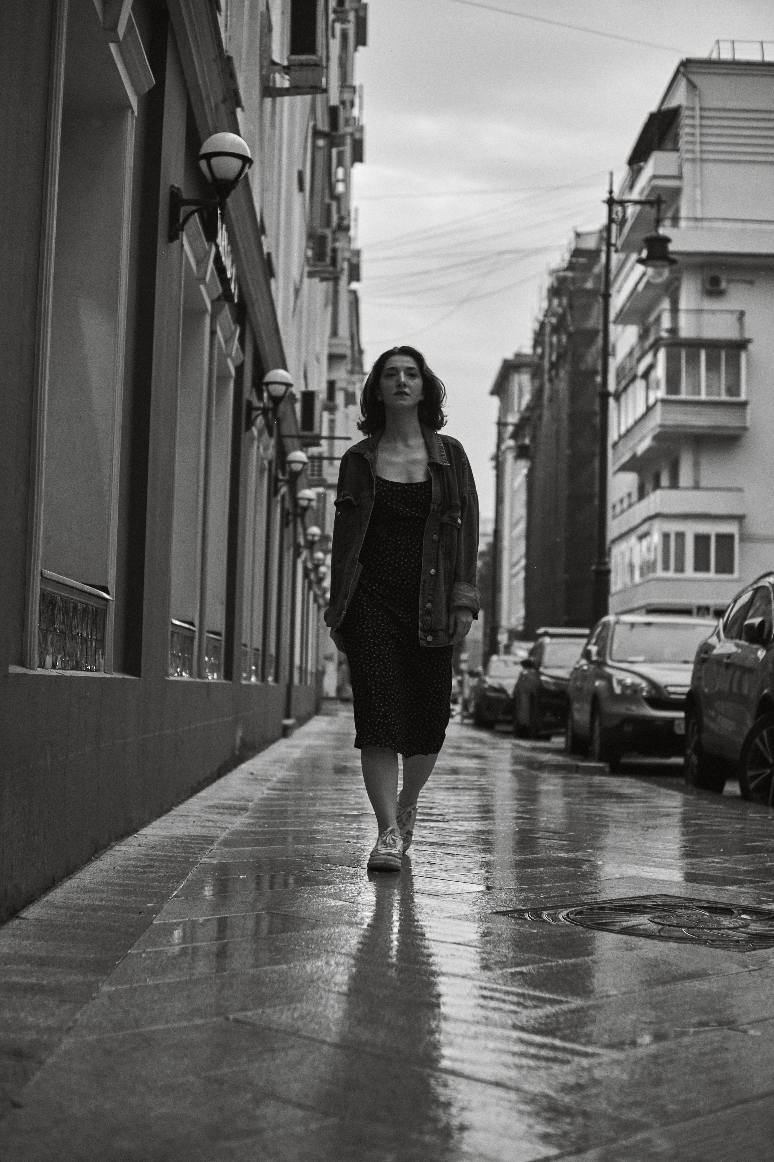 Найка под дождём. Фотограф в Москве Михаил Елизарьев