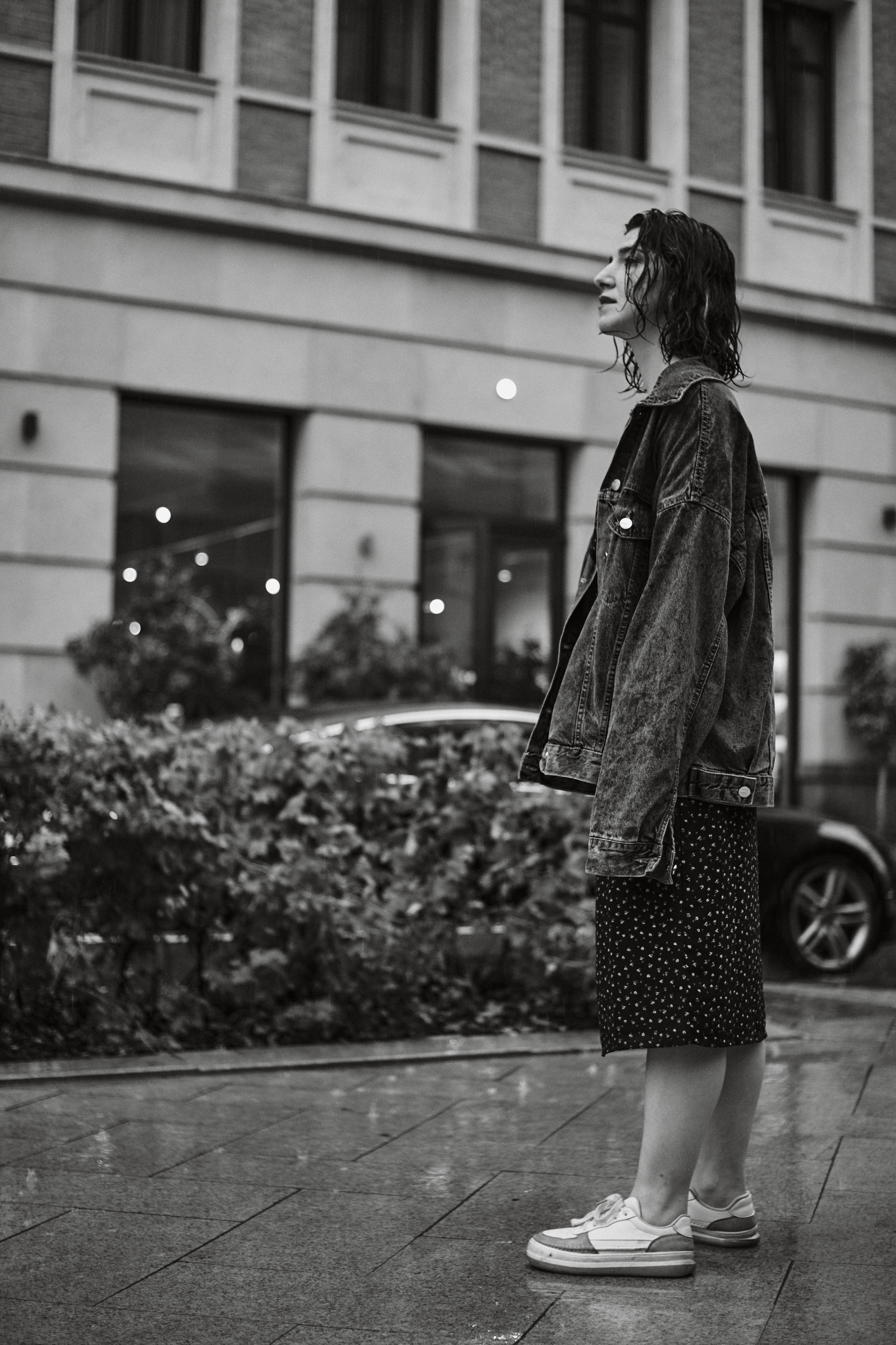 Найка под дождём. Фотограф в Москве Михаил Елизарьев