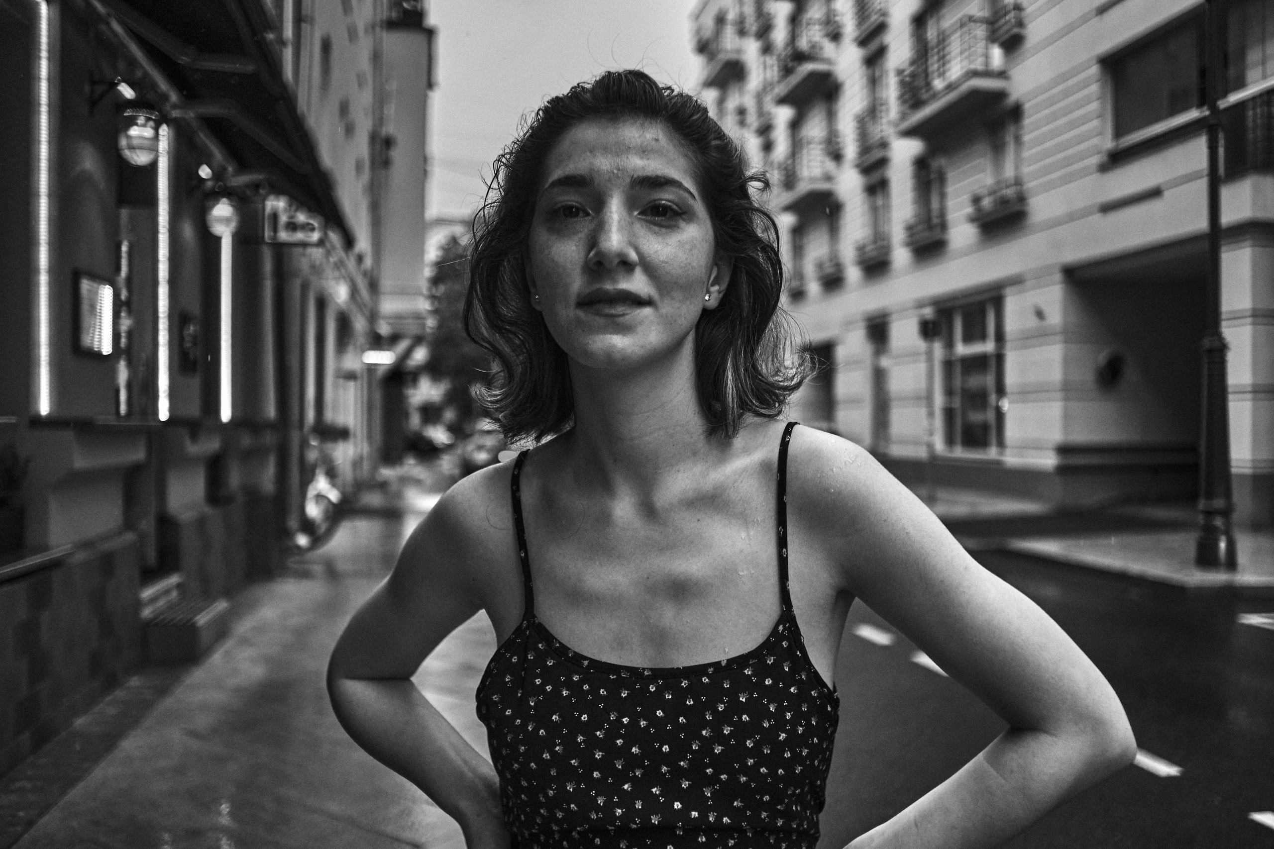 Найка под дождём. Фотограф в Москве Михаил Елизарьев