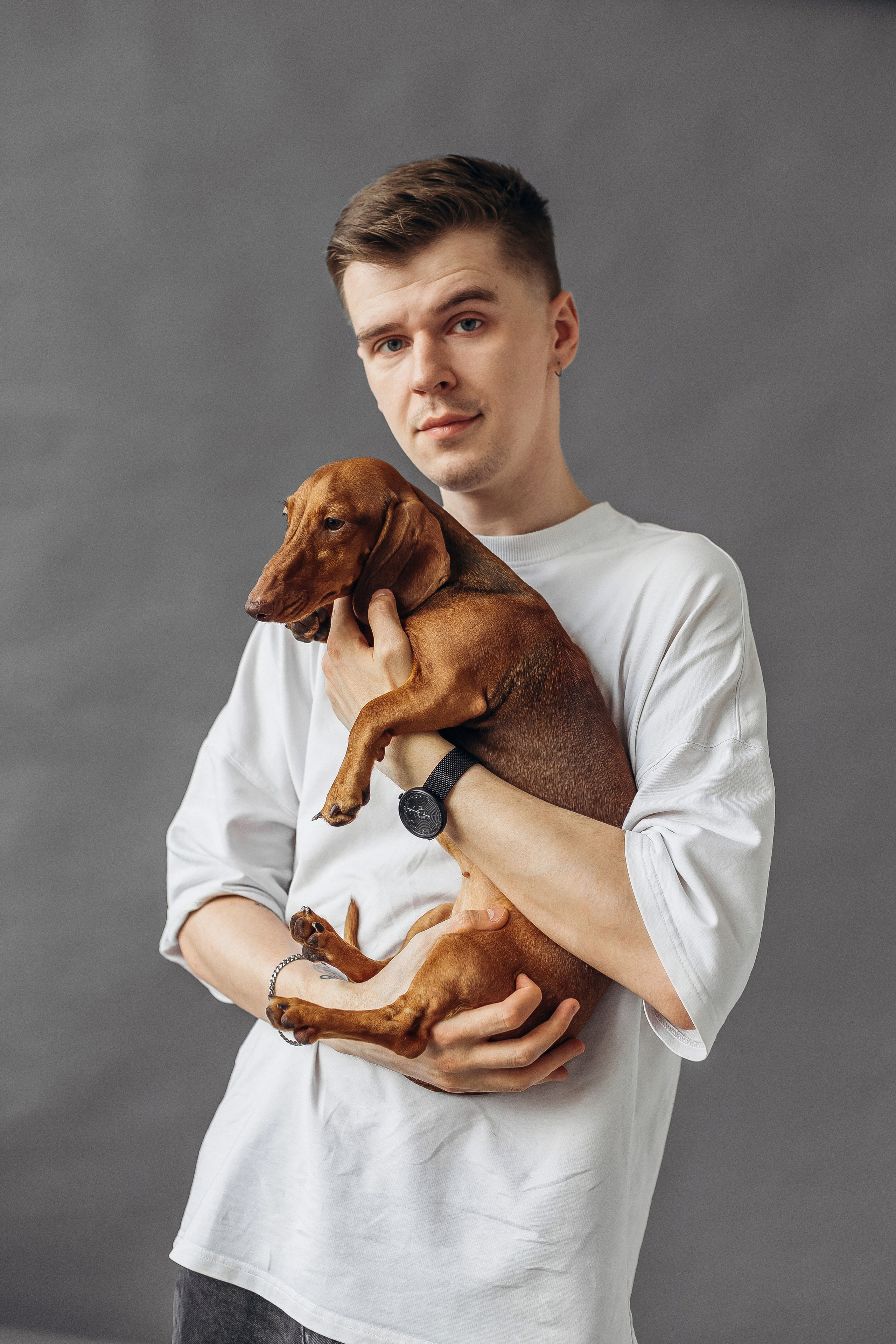 Анна и Валентин + Чапа. Портретный и семейный фотограф в Минске