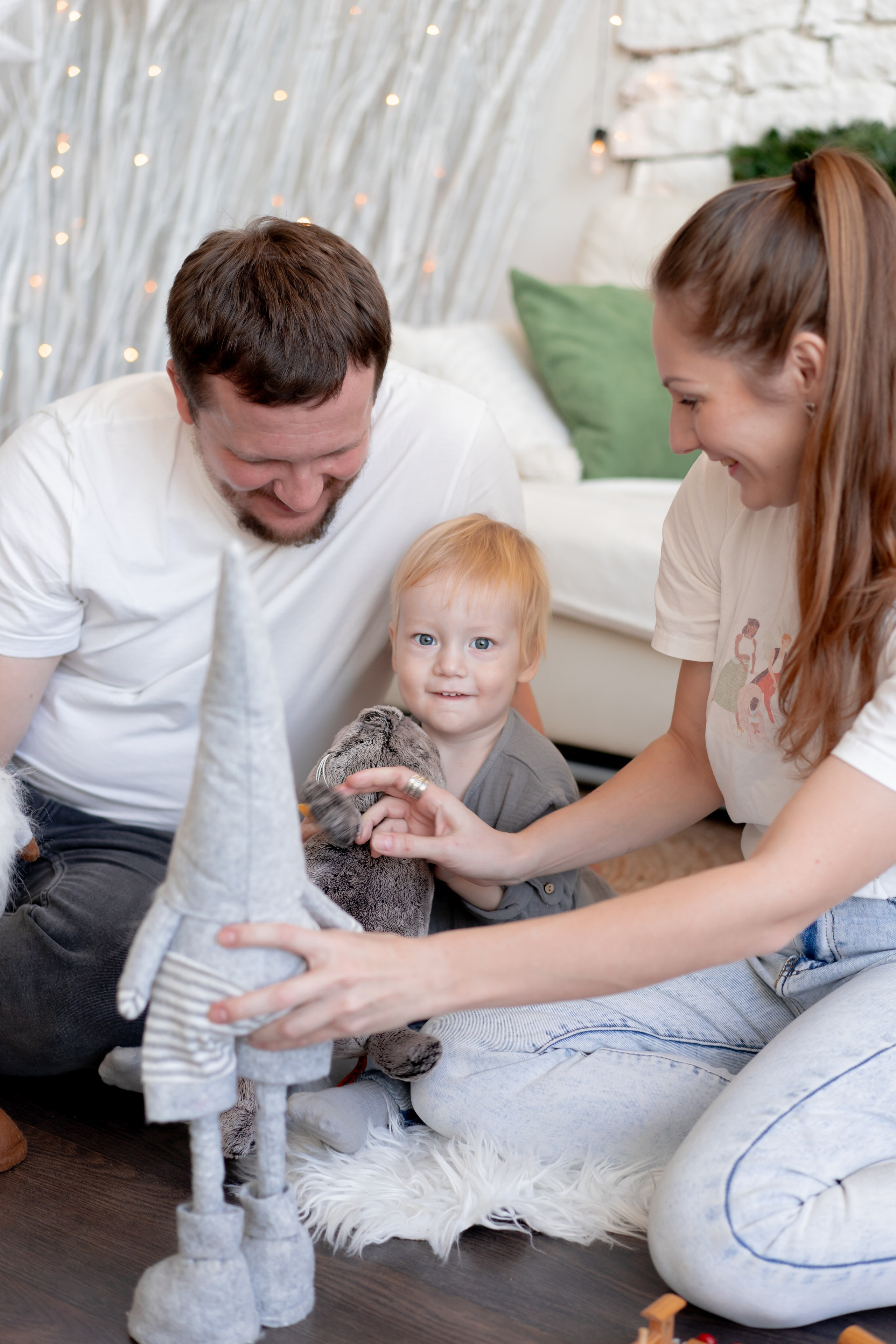 Новогодняя семейная фотосессия. Детская, семейная фотостудия в Санкт-Петербурге