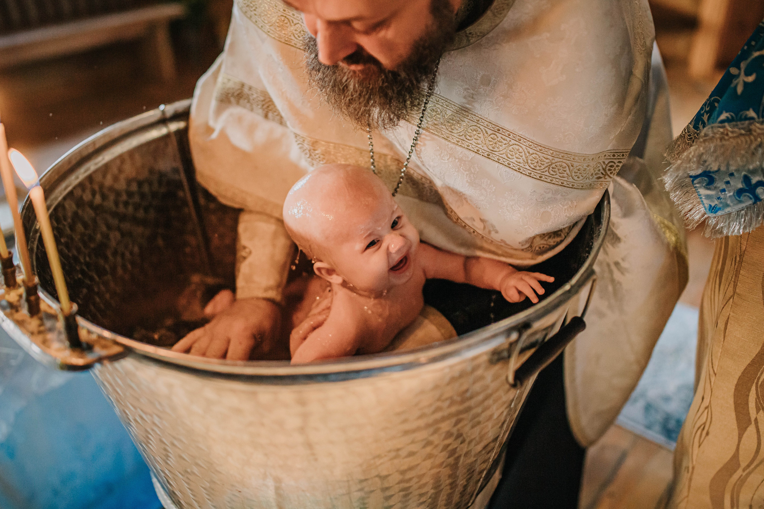 Крещение Дмитрия. Фотограф Дарья Маташкова