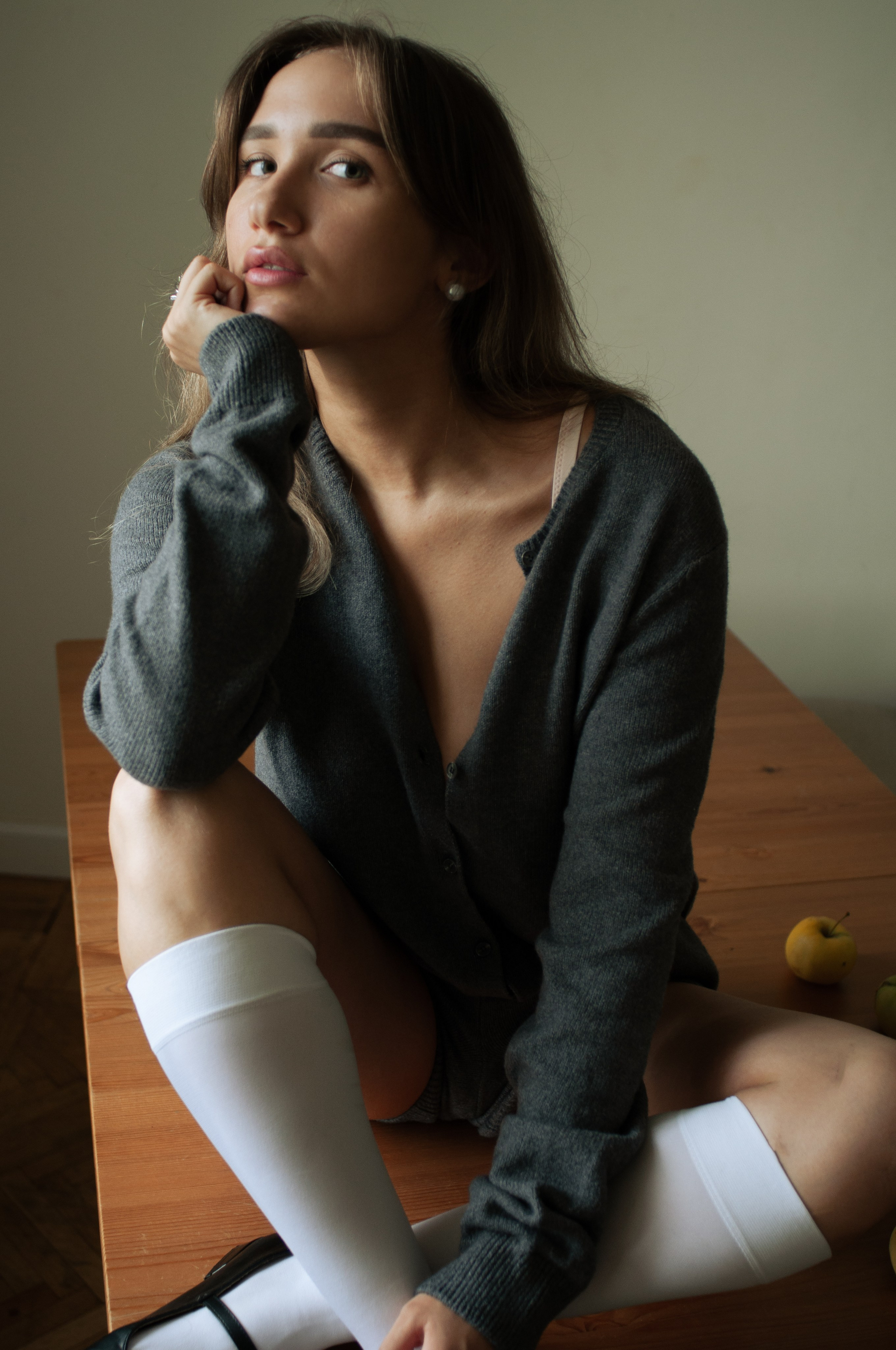 Маша и яблоки. Искусство фотографии. Фотограф | продюсер из Москвы — Лизочек