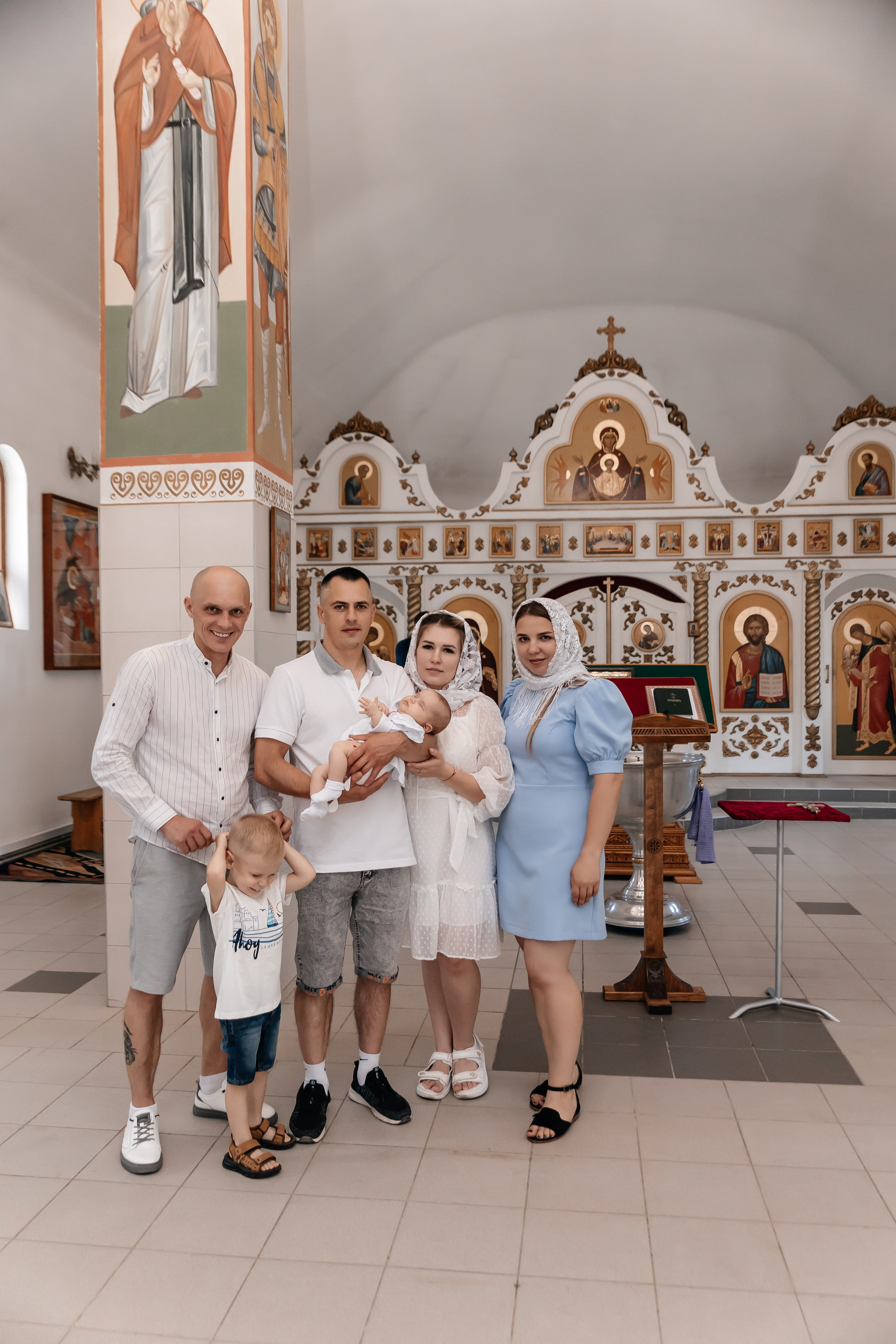 Крещение Ксении. Семейный фотограф Минск Усова Ольга