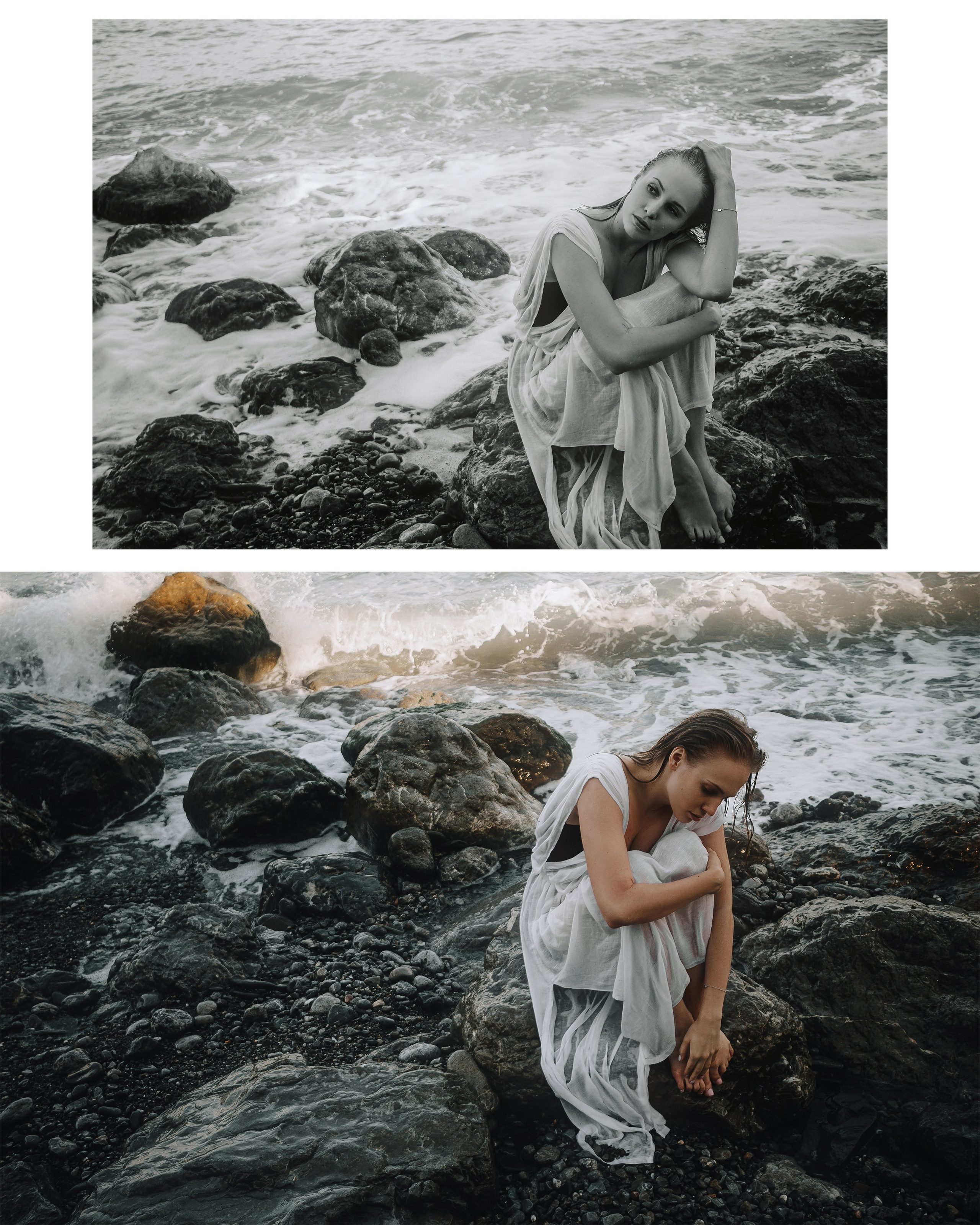 Дарья на улицах Гурзуфа и в объятиях Черного моря. Фотограф в Крыму | Виктория Нотевская