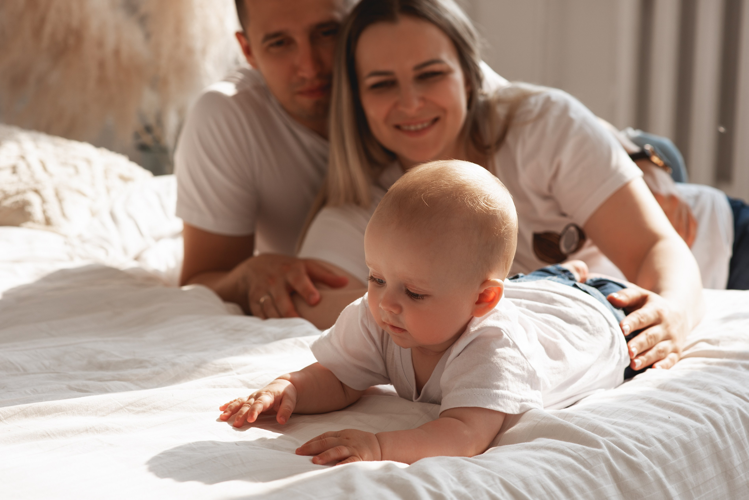 Семейная фотосессия Полина Игорь Богдан. Семейный фотограф в Южно-Сахалинске Анастасия Лимарева