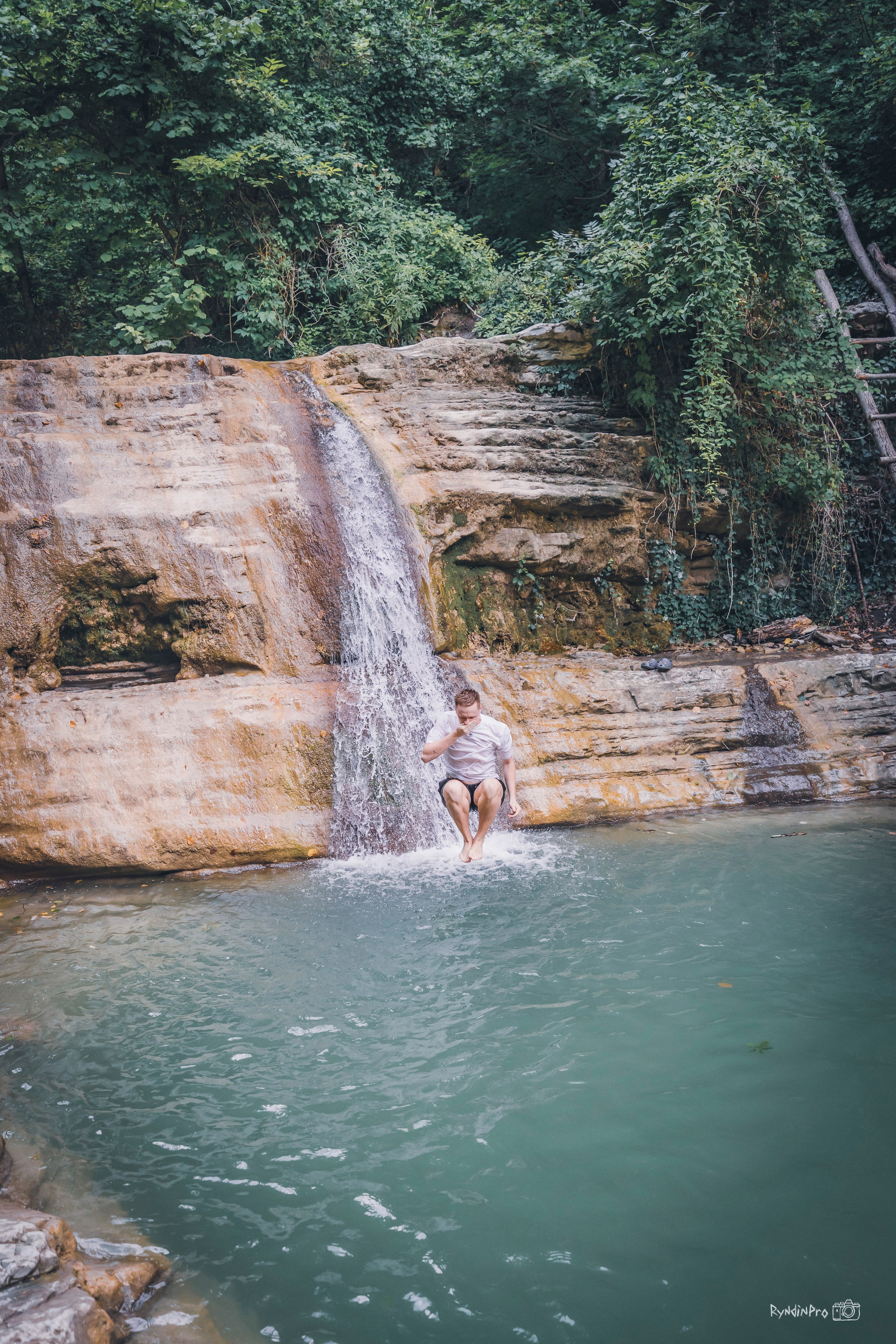 Поход на водопады Куаго с командой Мадьяр 23.07.24. Репортажный фотограф в Краснодаре Рындин Дмитрий