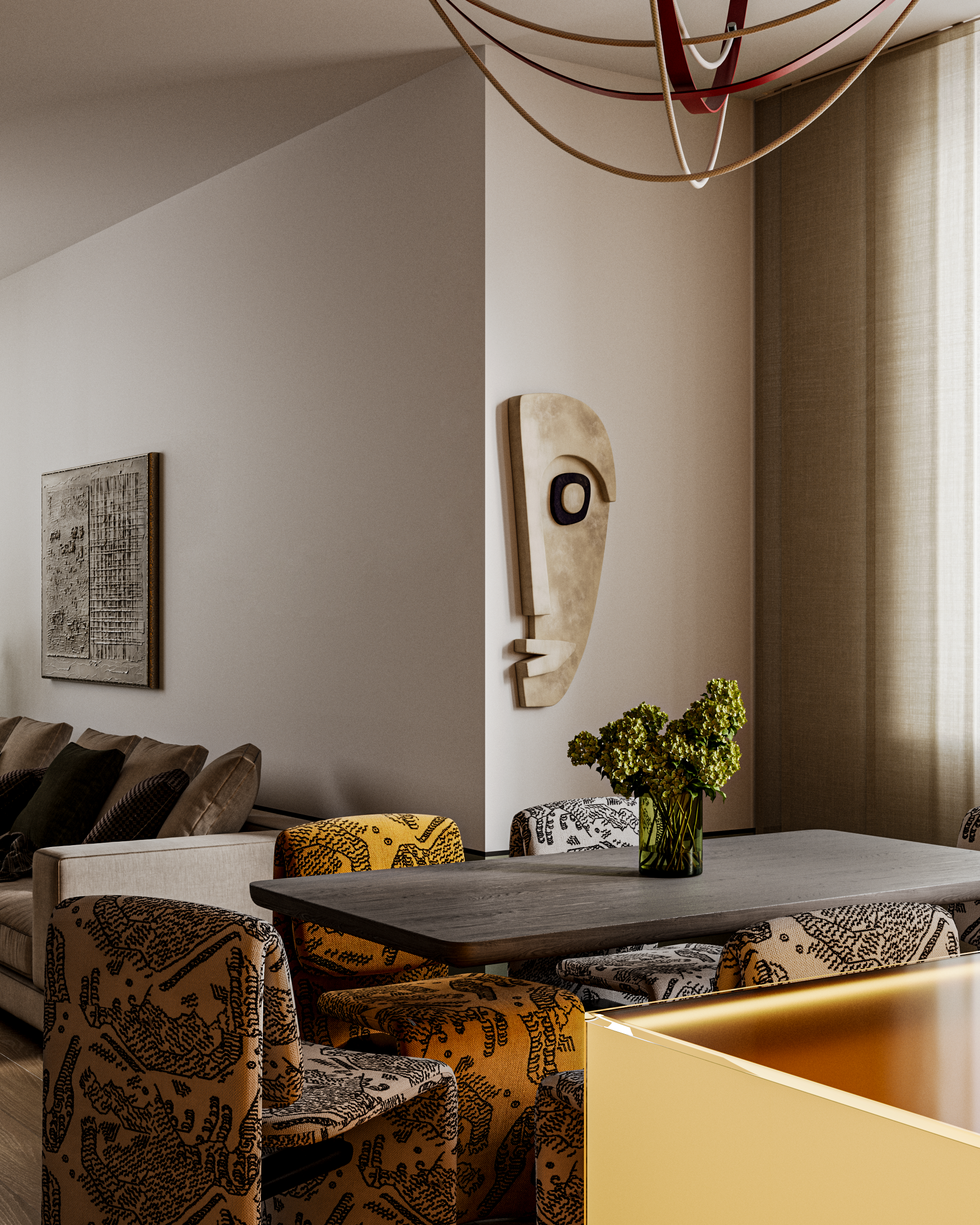 Project 17 · Evening Balance. Navet3D — визуализация пространства и света