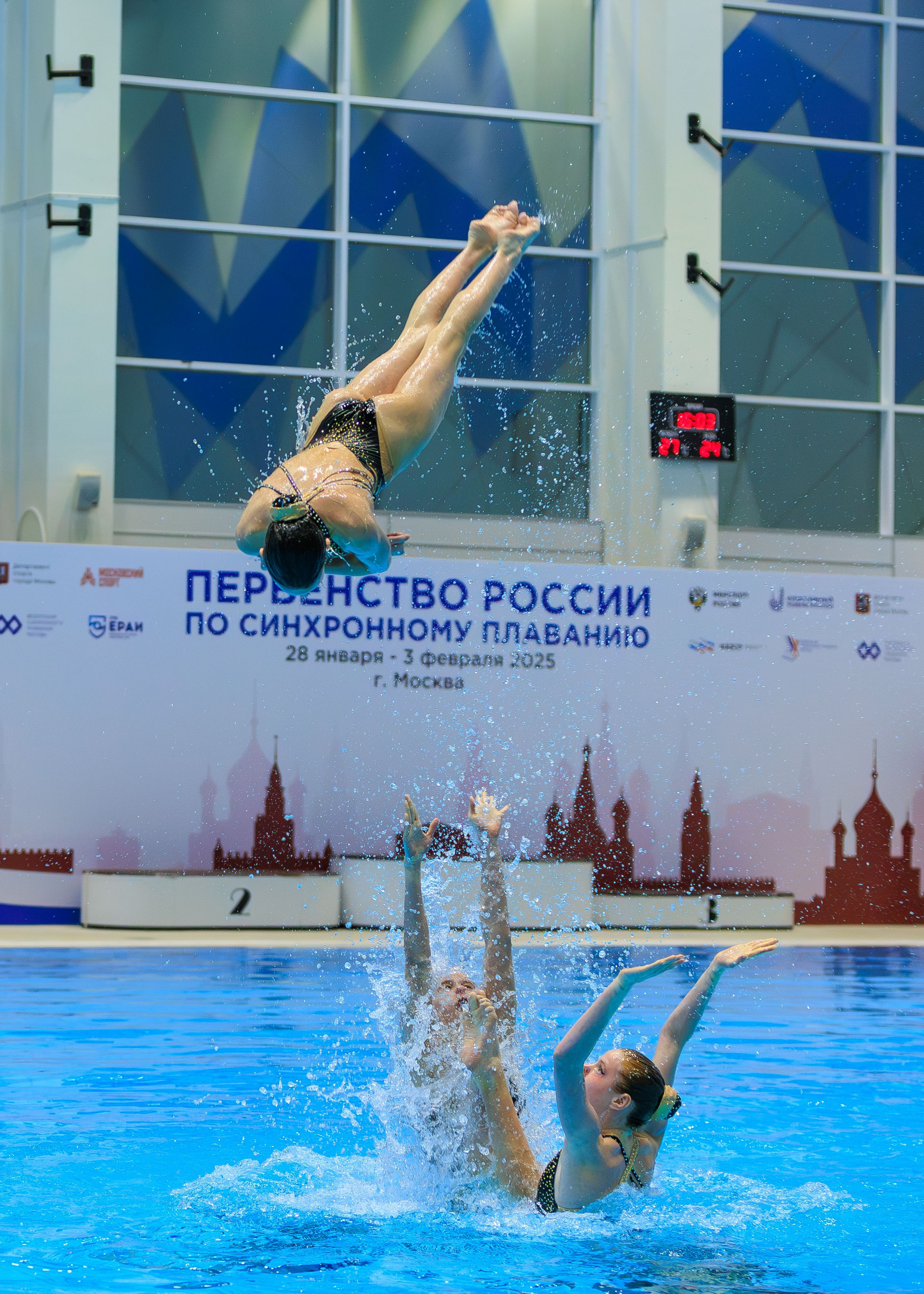 Первенство России по синхронному плаванию. Акробатическая группа. Выпускные альбомы и школьный фотограф в Подольске, Троицке, Щербинке, Москве и Московской области