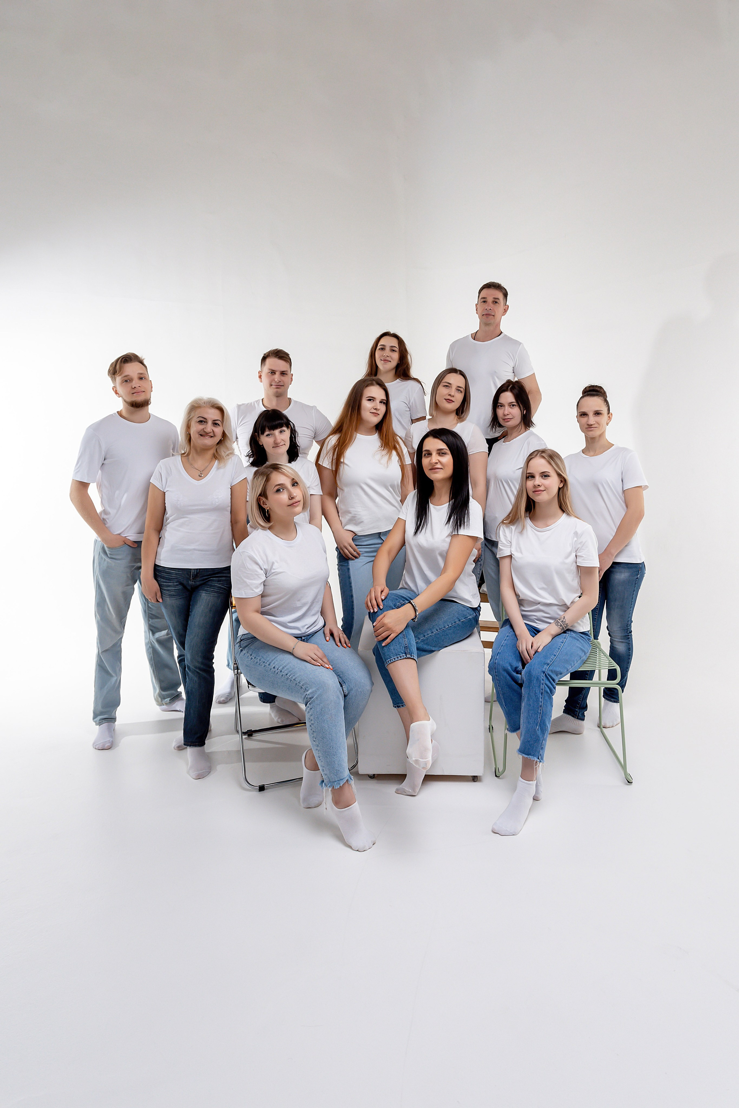 СЪЁМКА КОЛЛЕКТИВА В СТУДИИ. Свадебный фотограф в Воронеже Ирина Кривцова