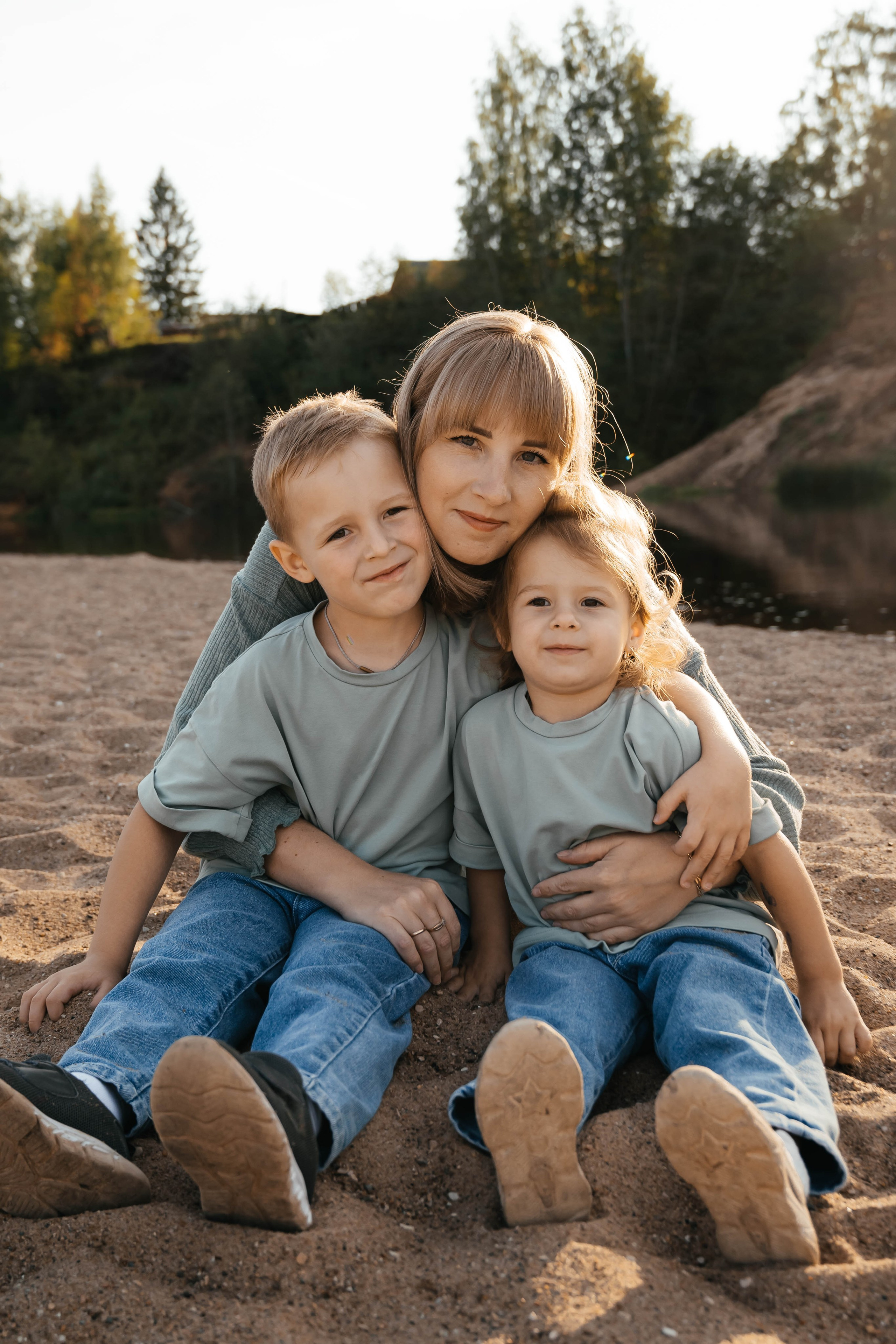 Съёмка на пляже в Верховажье. Свадебный и семейный фотограф г. Ярославль Савинская Анастасия