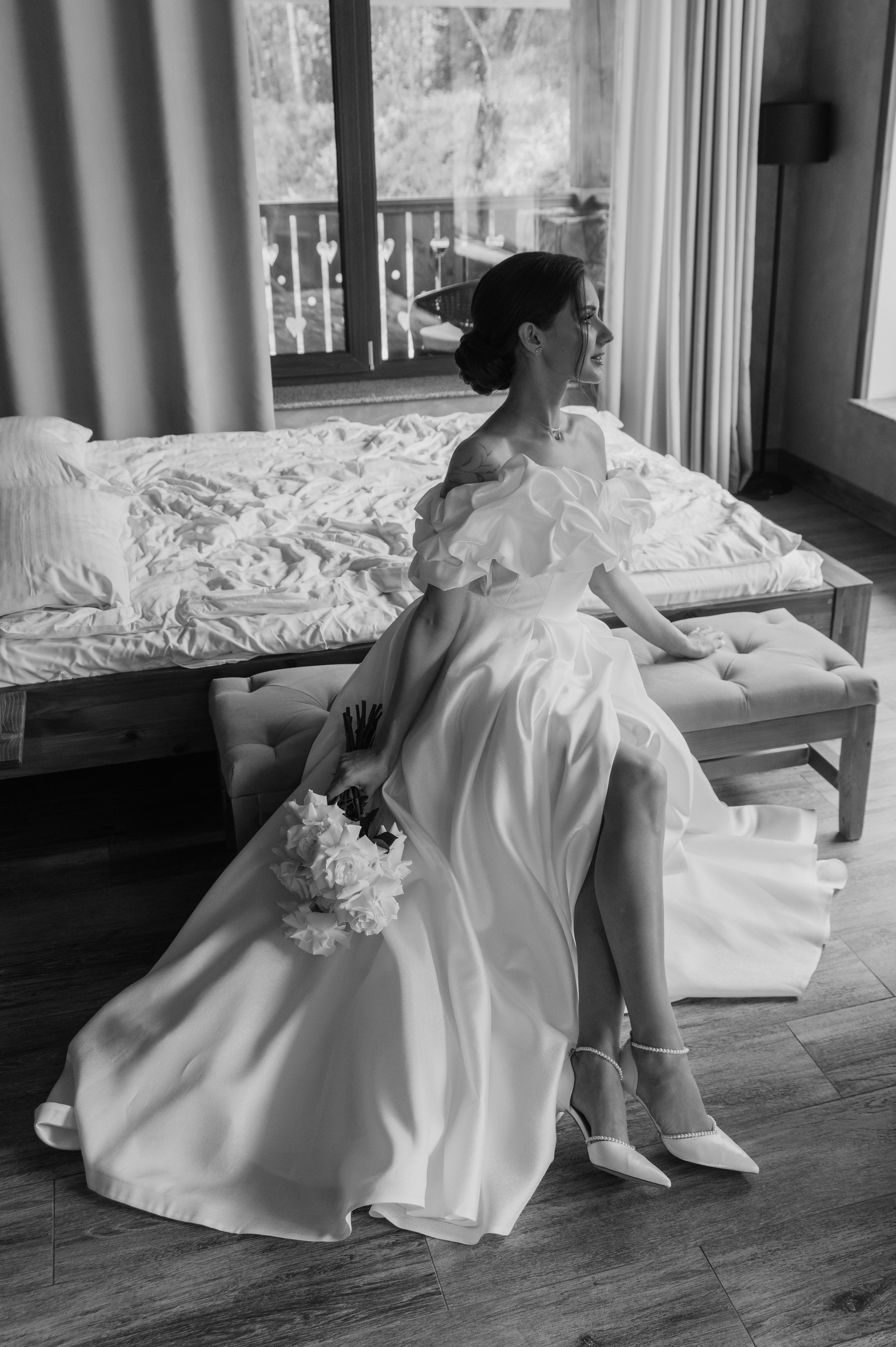 Свадебная фотосессия с утром невесты и красивым свадебным банкетом. Свадебный фотограф в Твери, Москве и Санкт-Петербурге Денисова Екатерина