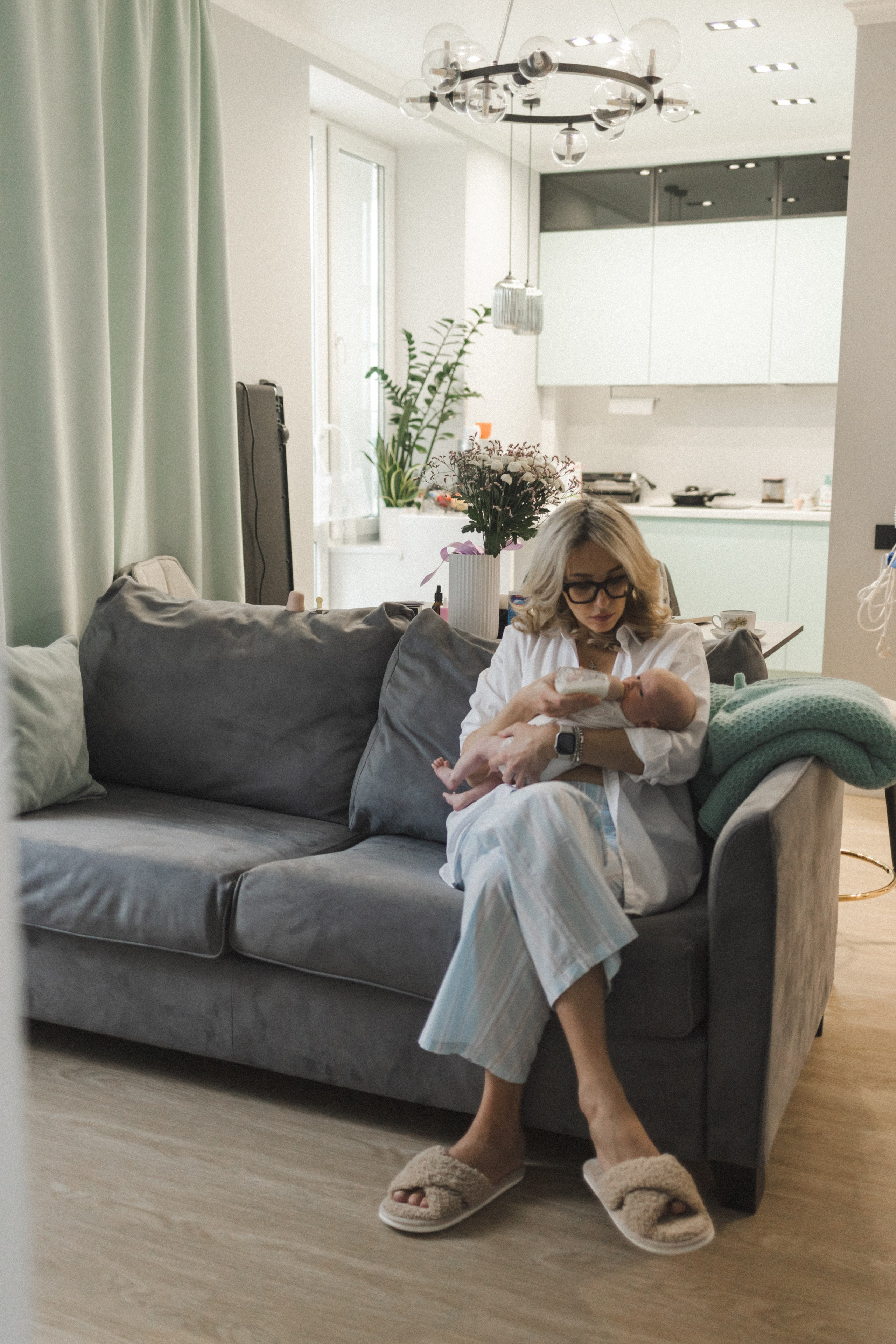 Самый первый месяц жизни. Семейный фотограф в Москве