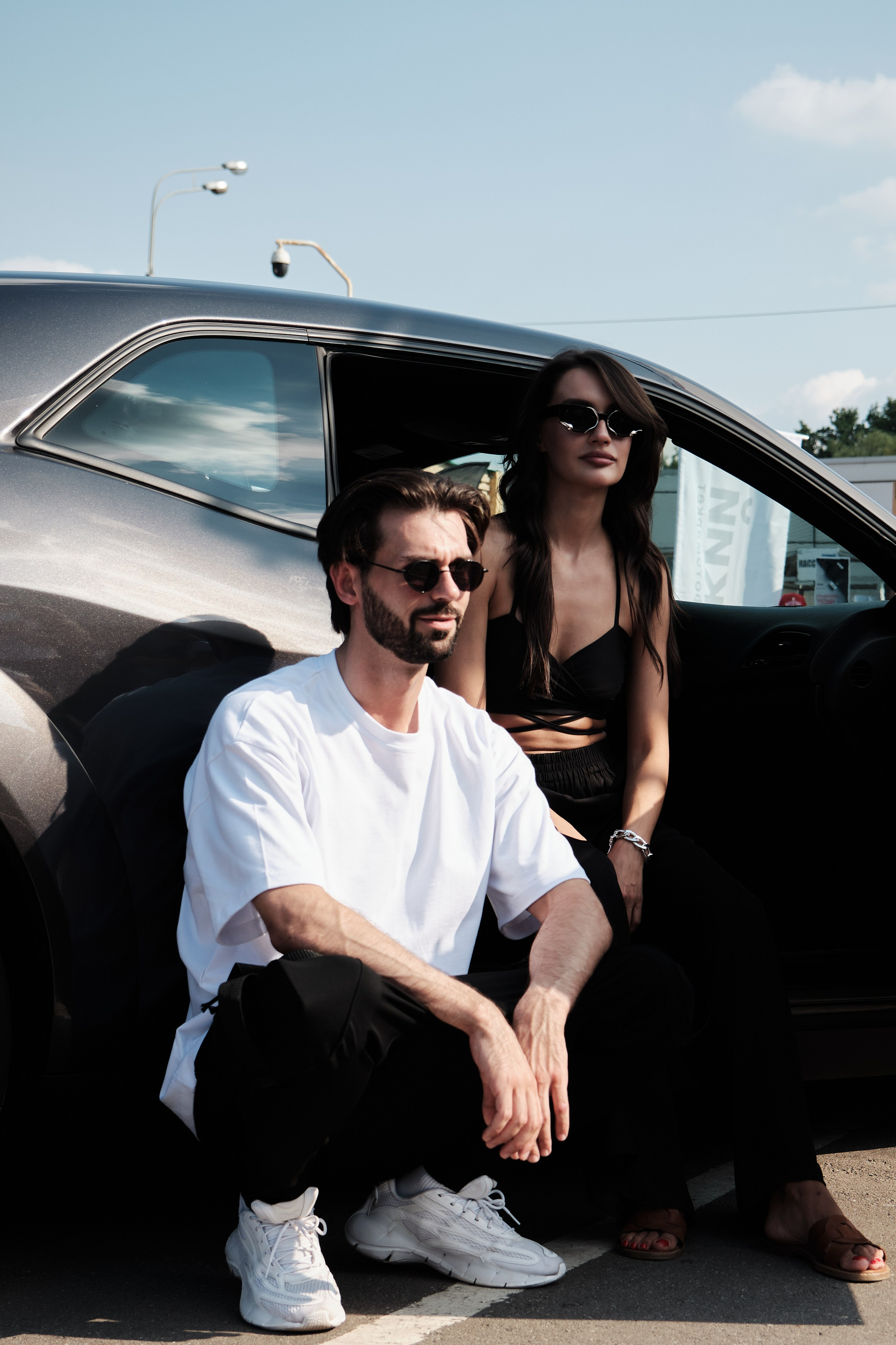 Лав стори в автомобиле в Москве. Портретный фотограф на новый год в Москве Виктория Колышева