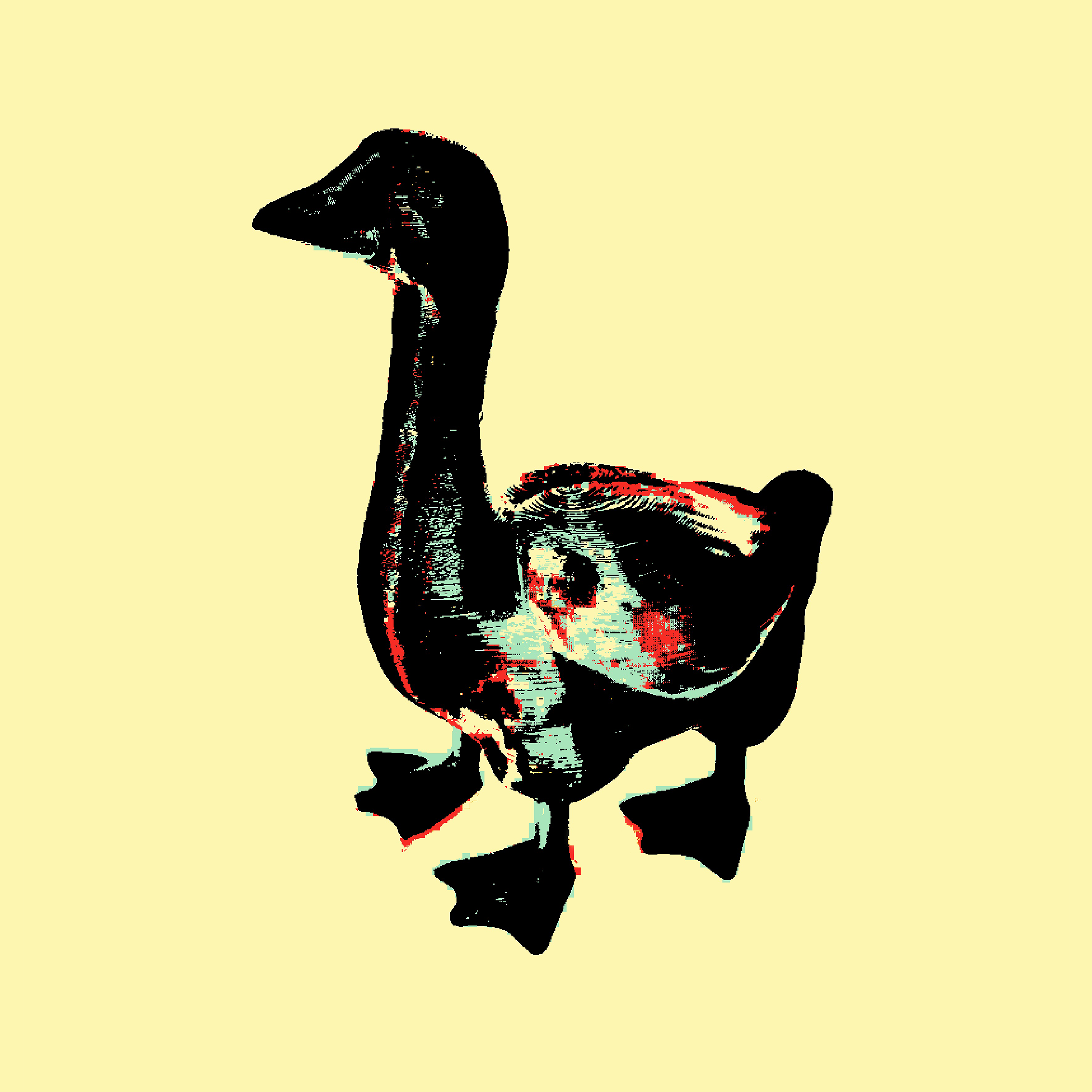 Ганс чёрный. Визуальный арт пиксельный художник Василь Пиксель