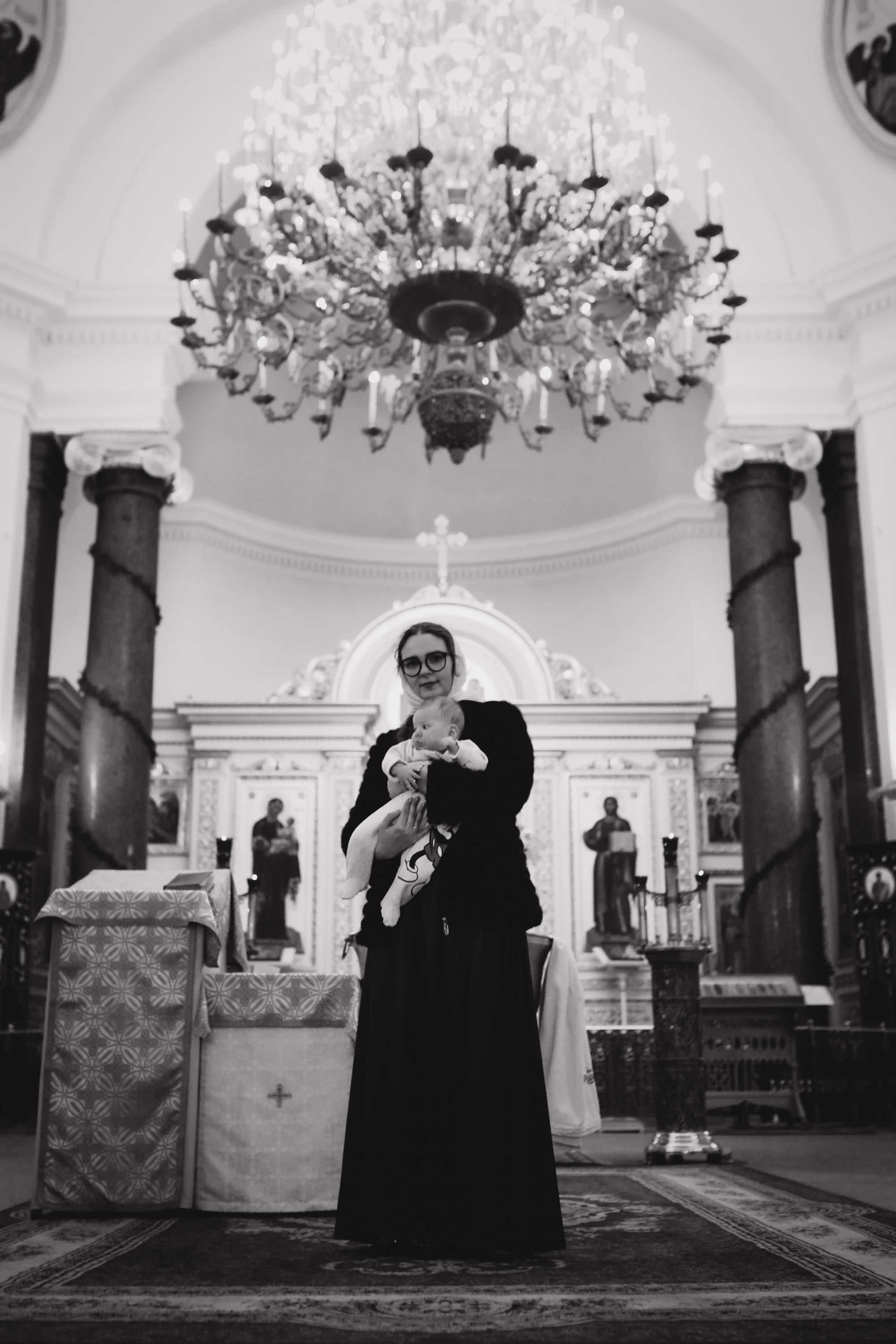 Крестины. Семейный фотограф и фотограф новорожденных в Санкт-Петербурге Алевтина