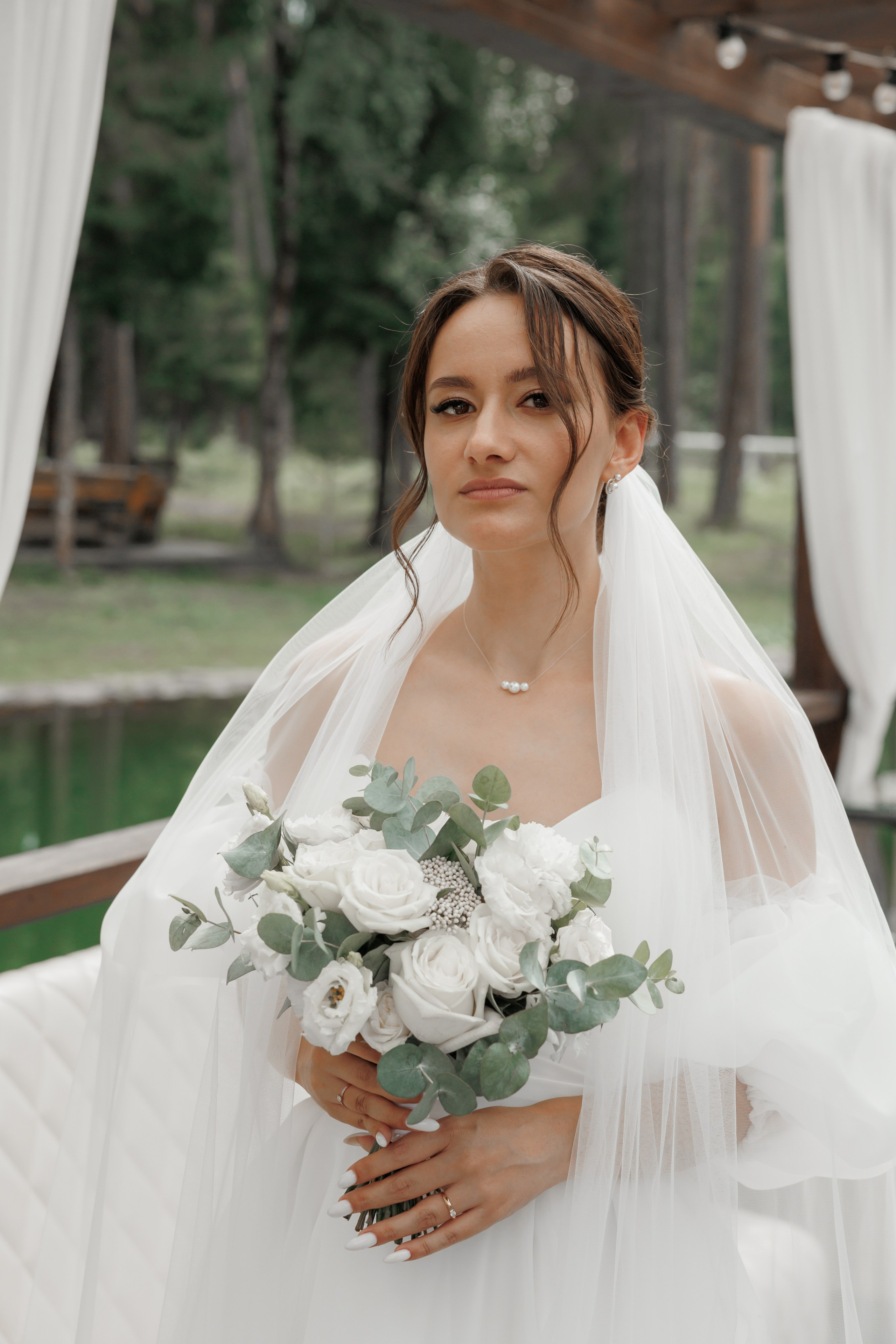 Полина и Дмитрий, загородный клуб «Барин», ЗАГС в г. Пушкино. Свадебный и репортажный фотограф (Москва, Королев и другие)